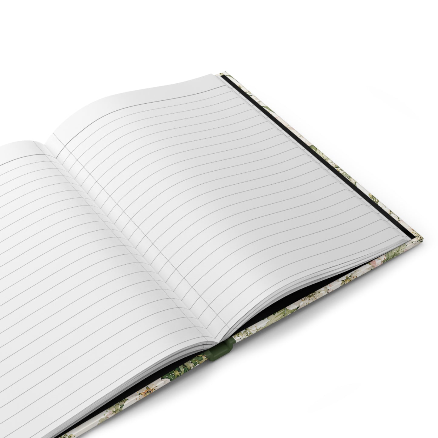 Personalized Lily of the Valley Hardcover Journal — Floral Name Notebook (Charlotte)