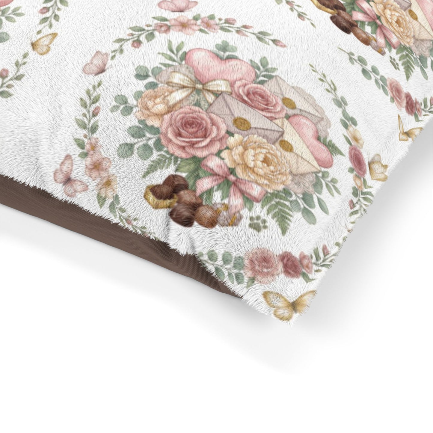 Floral Rose Pet Bed