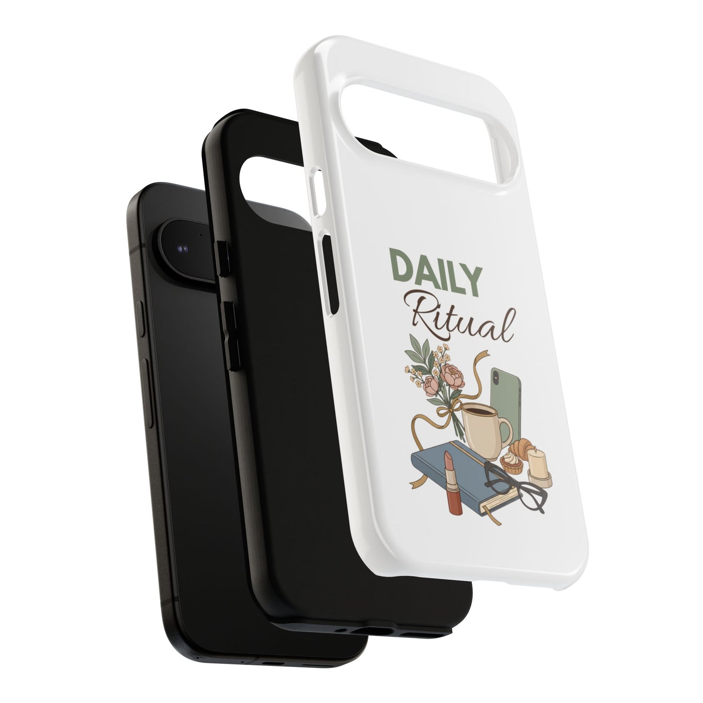 Daily Ritual Phone Case — Cozy Morning Coffee & Journal Design