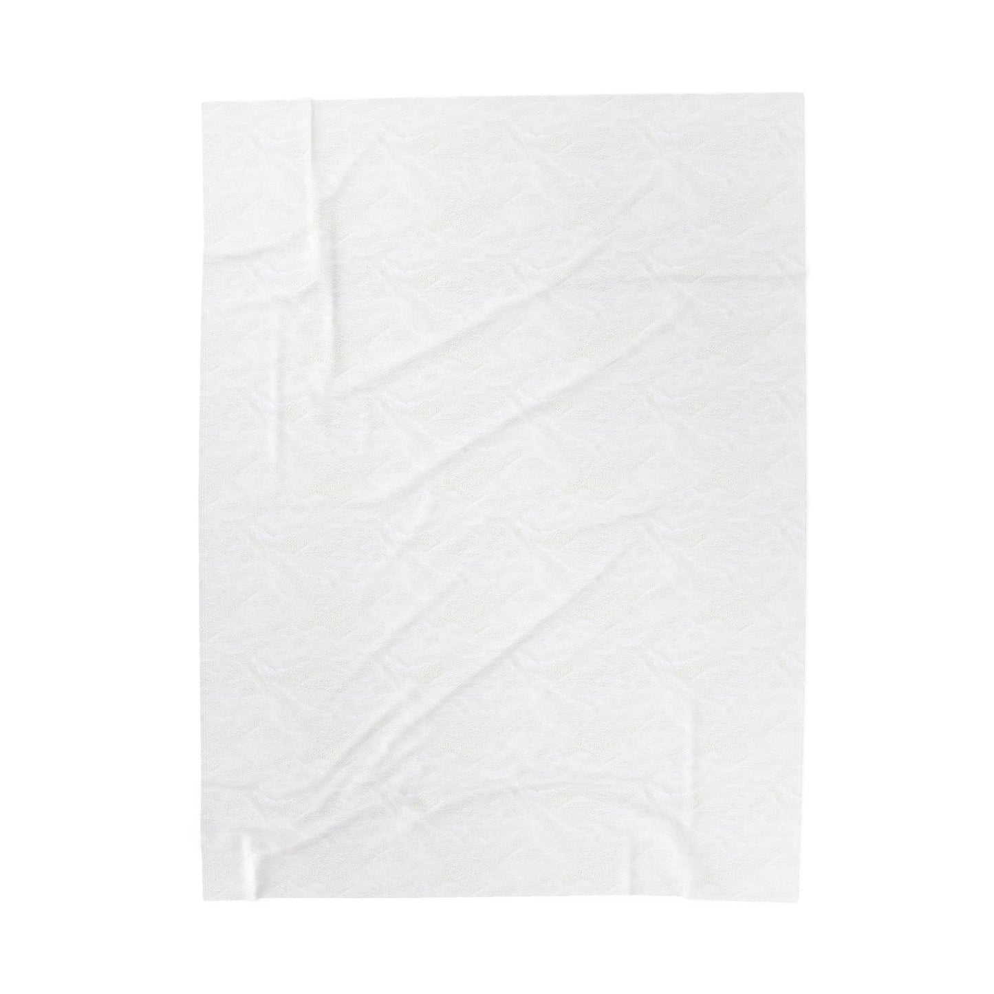 Striped Velveteen Plush Blanket — Cozy Blue & Beige Throw for Living Room or Beach