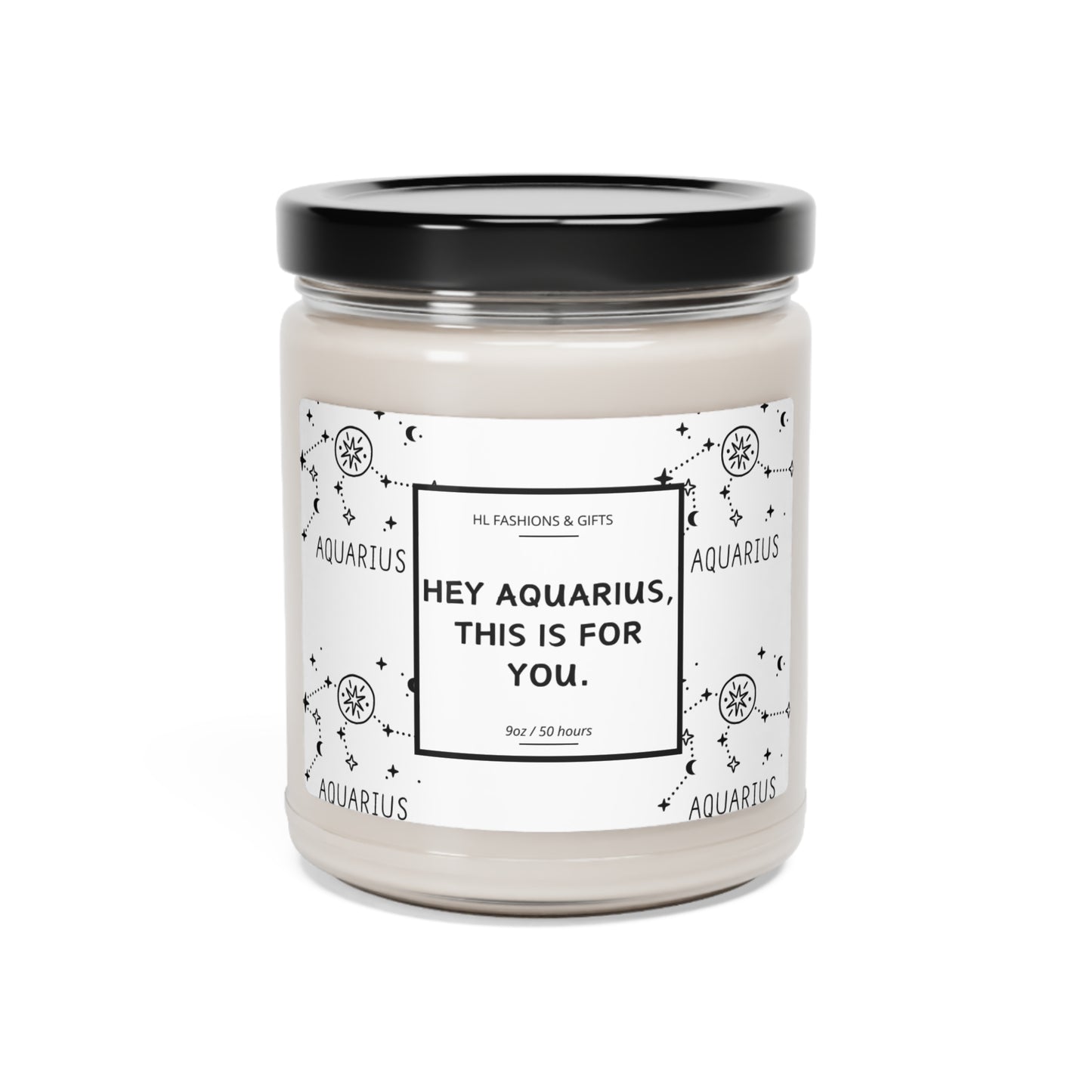 Hey Aquarius, This is for You Soy Candle