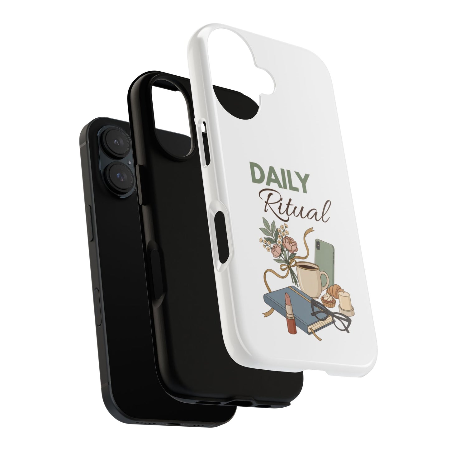 Daily Ritual Phone Case — Cozy Morning Coffee & Journal Design