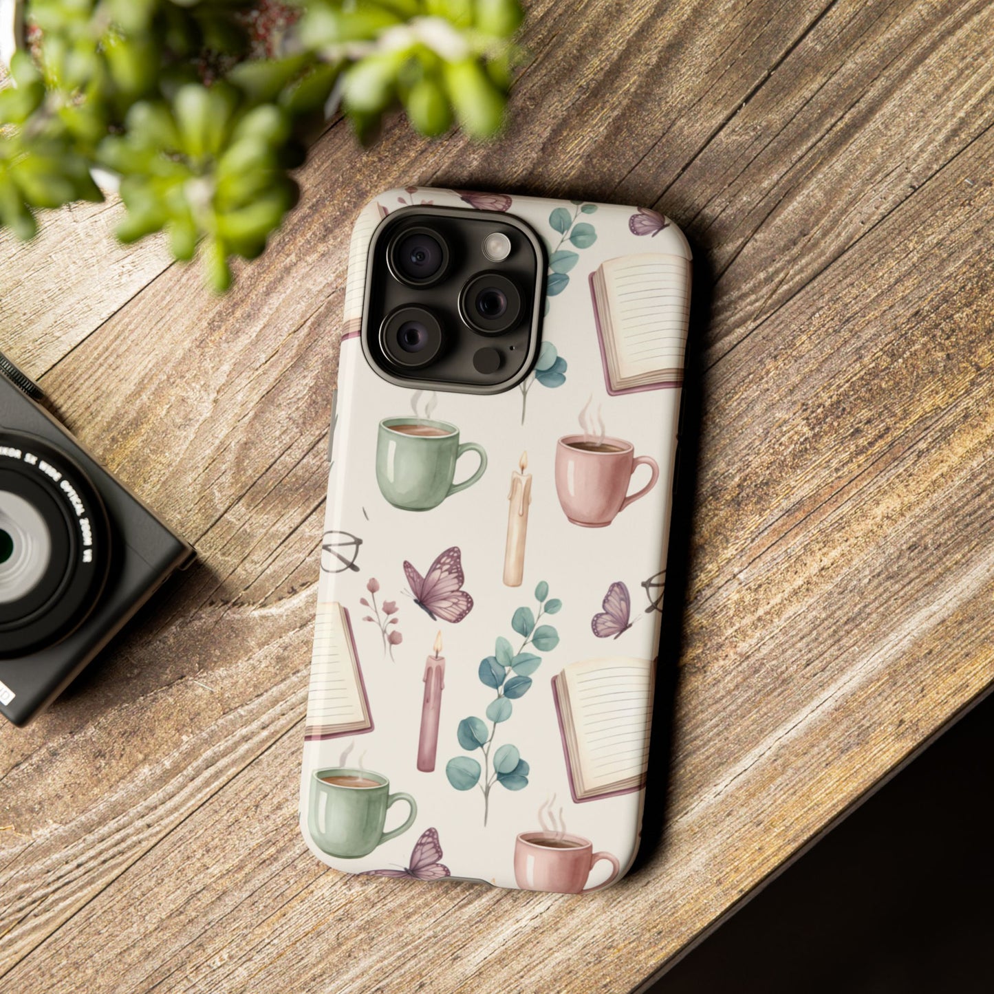 Cozy Coffee & Books Phone Case
