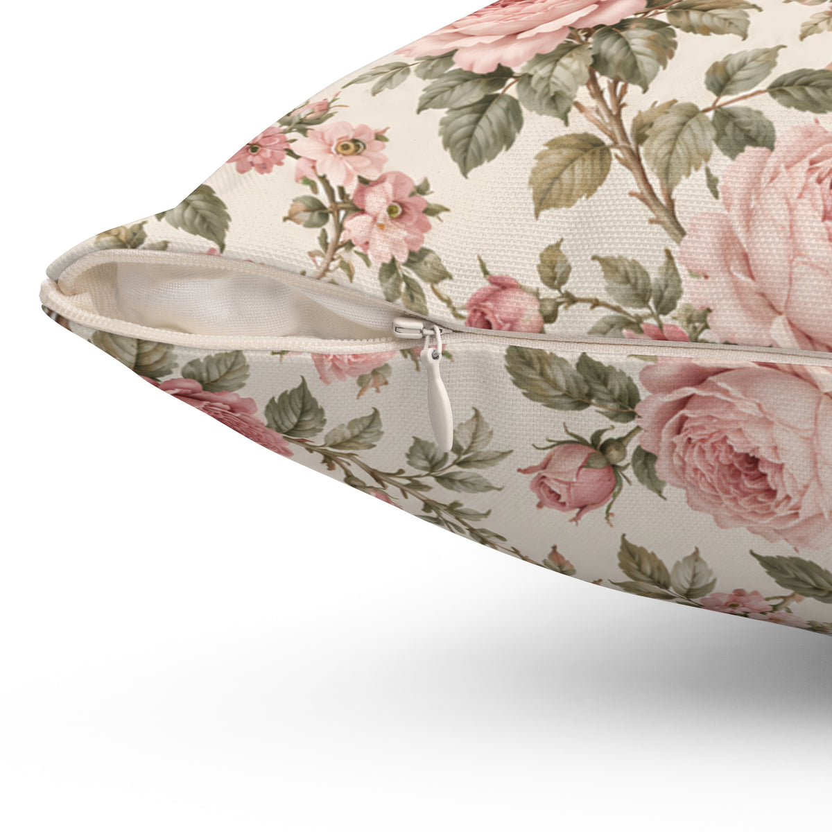 Floral Vintage Rose Pillow