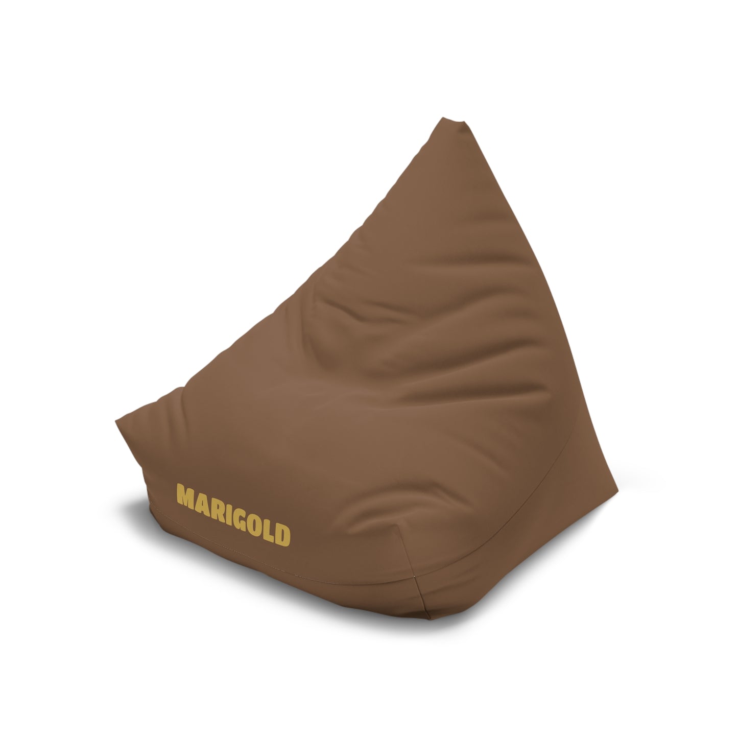 Marigold Brown Bean Bag Cover – Cozy Accent Chair Slipcover