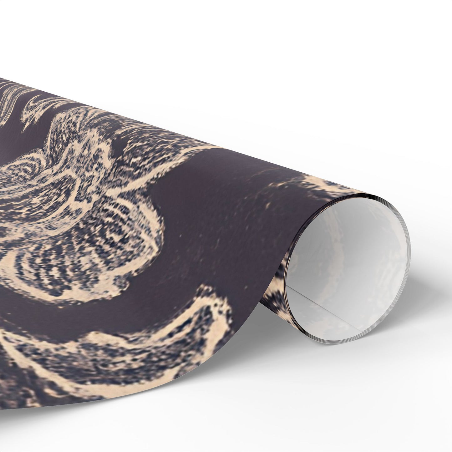 Elegant Floral Damask Wrapping Paper – Luxe Vintage-Inspired Gift Wrap in Glossy or Matte