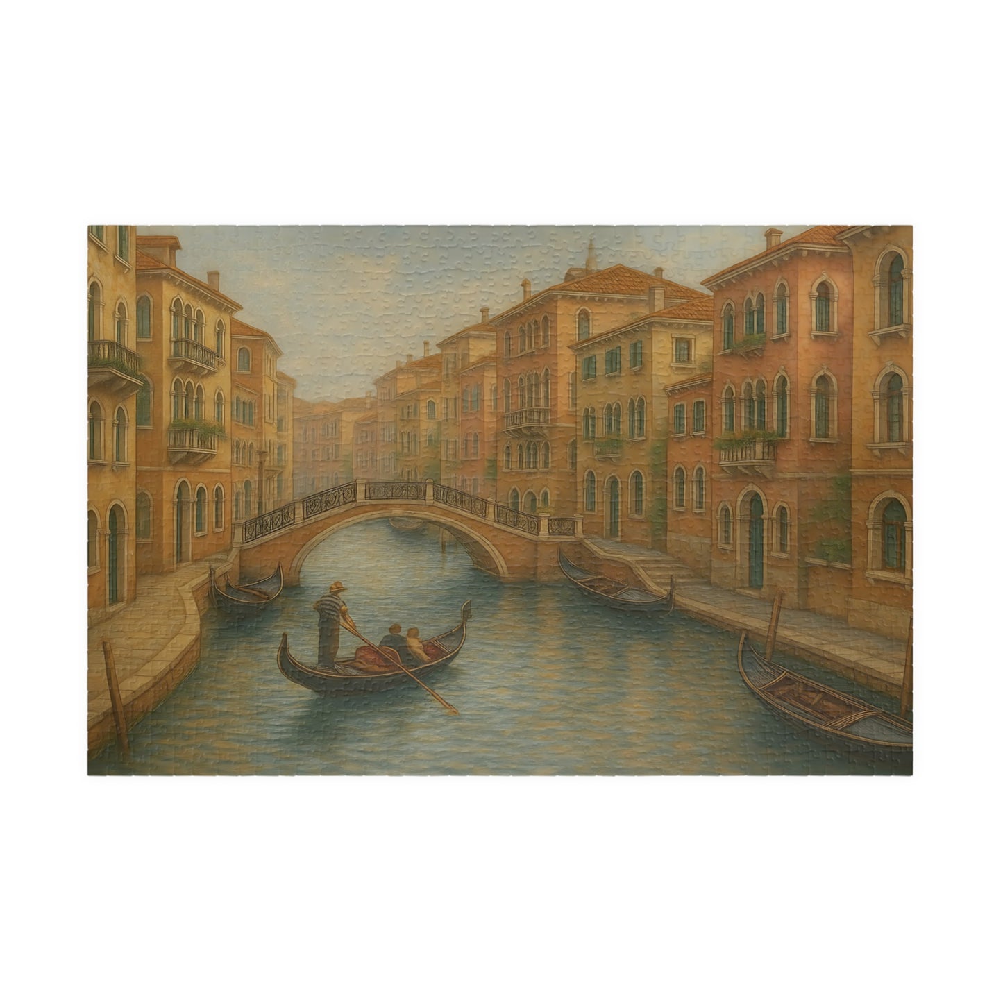 Venetian Canal Gondola Ride Jigsaw Puzzle