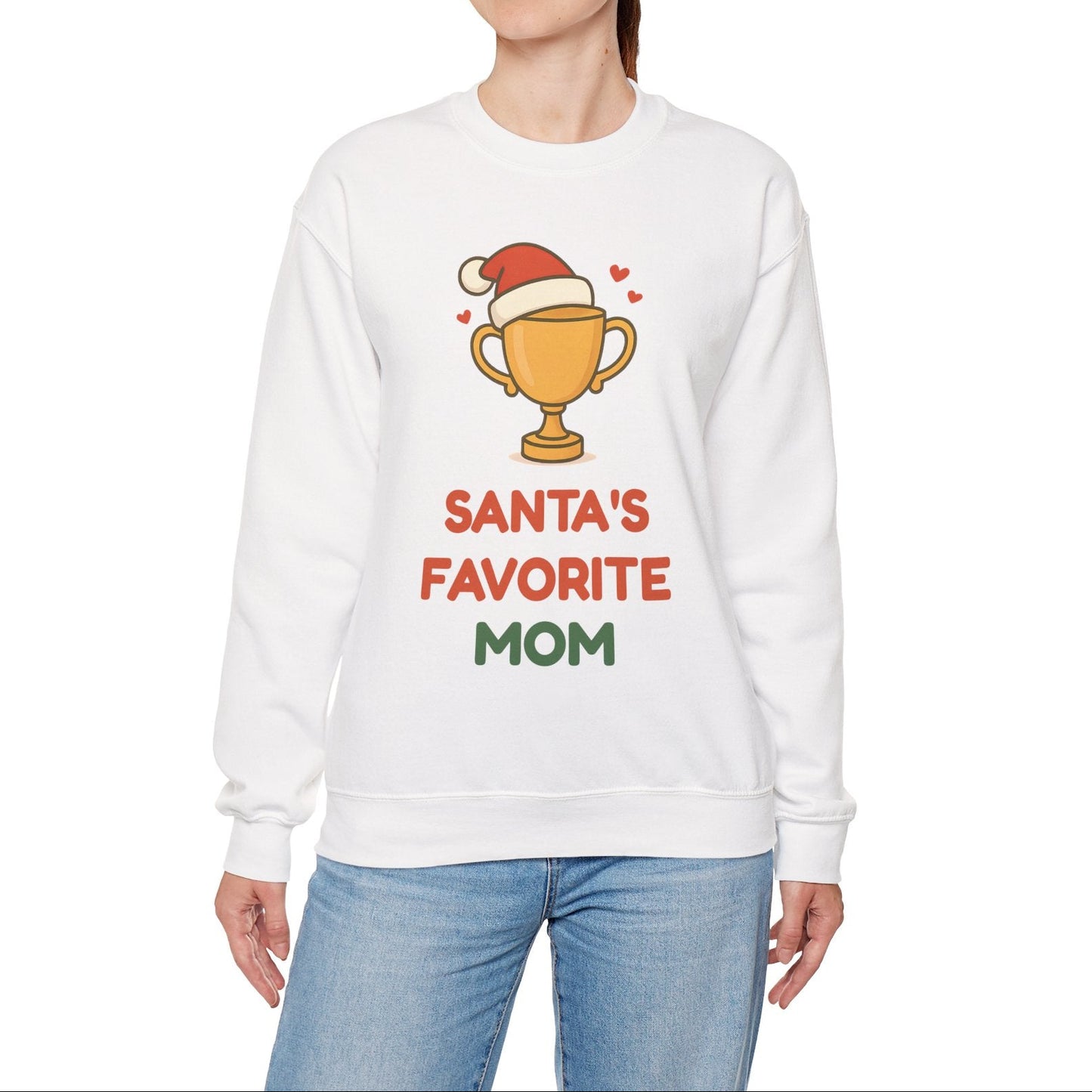 Santa's Favorite 'Mom' Sweatshirt
