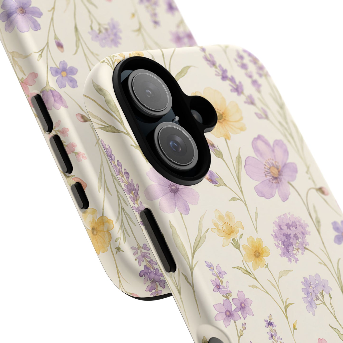Floral Field Tough Case — Pastel Wildflower Protective Phone Cover