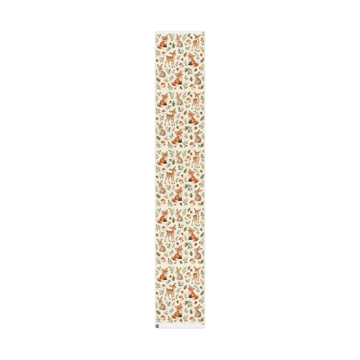 Fox & Foliage Wrapping Paper Roll — Autumn Woodland Gift Wrap