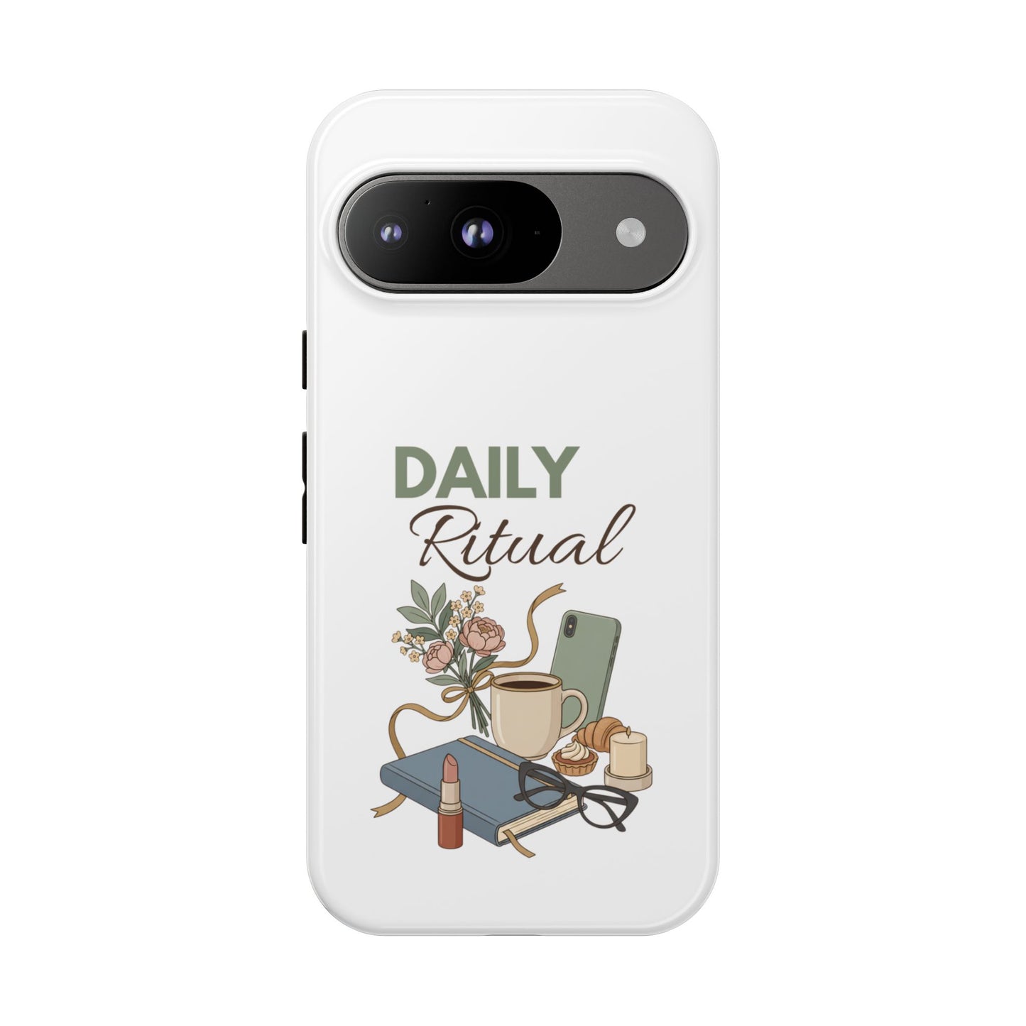 Daily Ritual Phone Case — Cozy Morning Coffee & Journal Design