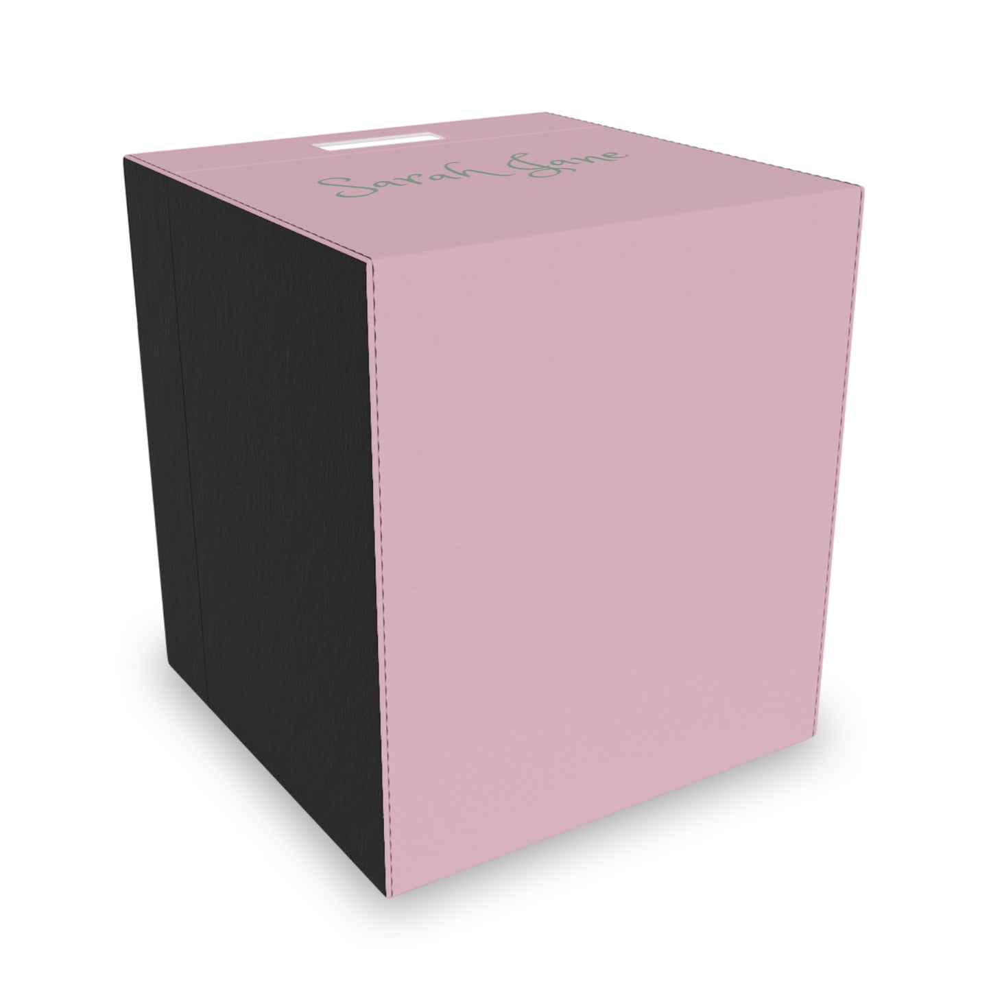 Personalized Felt Storage Box – Custom Name Pink Organizer Bin for Nursery, Kids’ Room, Closet & Toy Storage