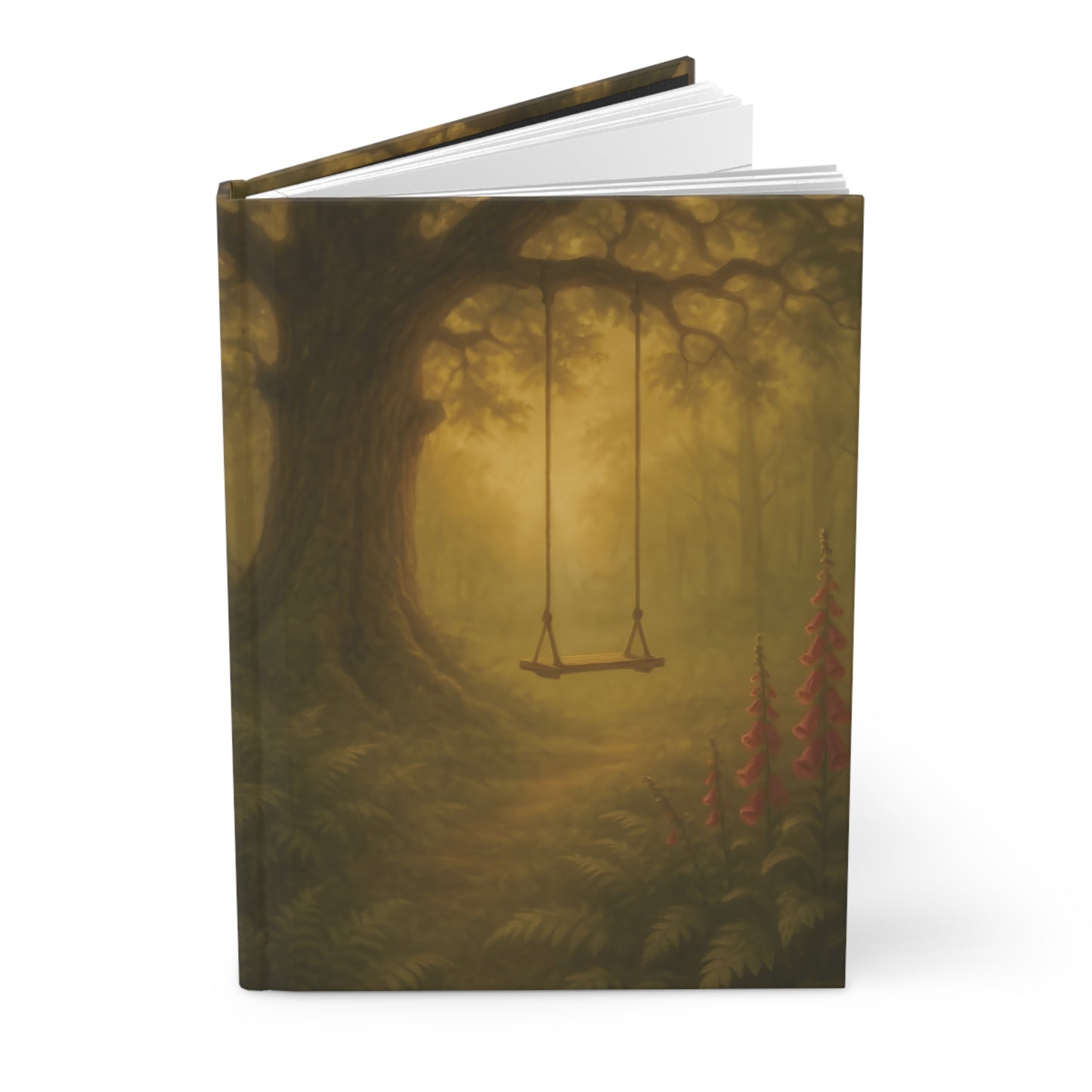 Whispering Woods Journal – Forest Swing Hardcover Notebook
