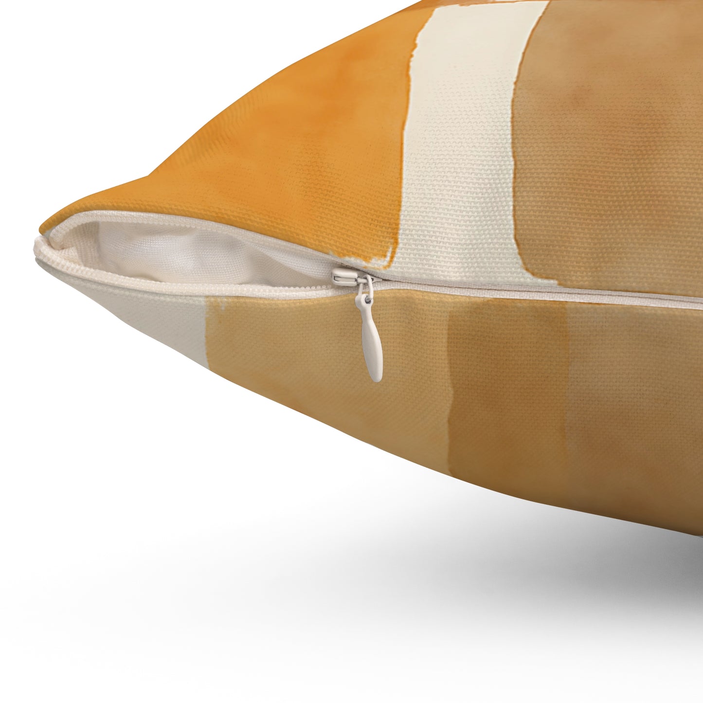 Terracotta Abstract Squares Throw Pillow – Earthy Modern Accent Cushion