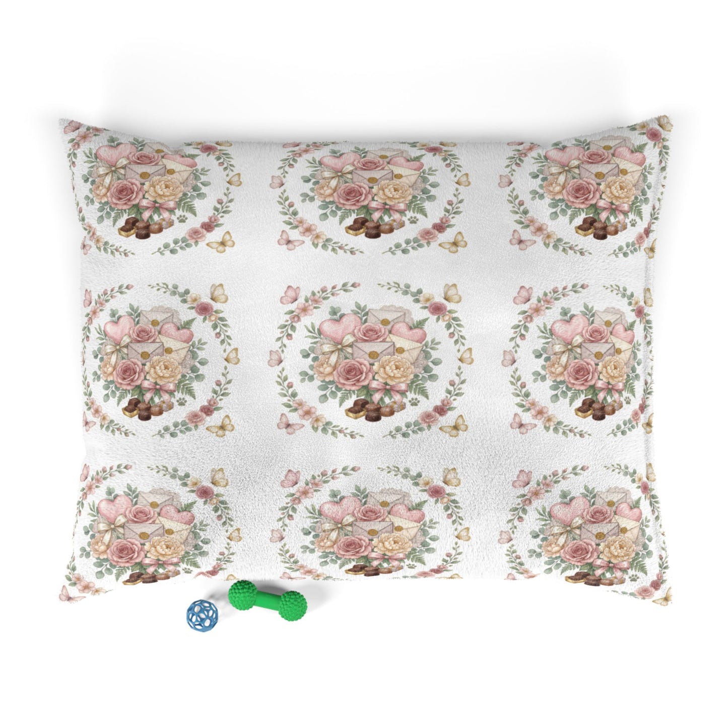 Floral Rose Pet Bed