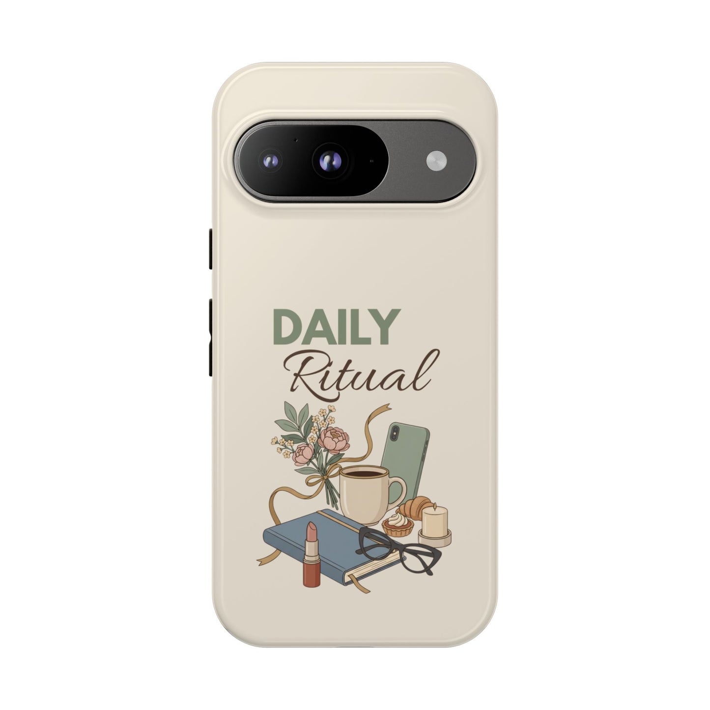 Daily Ritual Phone Case — Cozy Morning Coffee & Self-Care Design