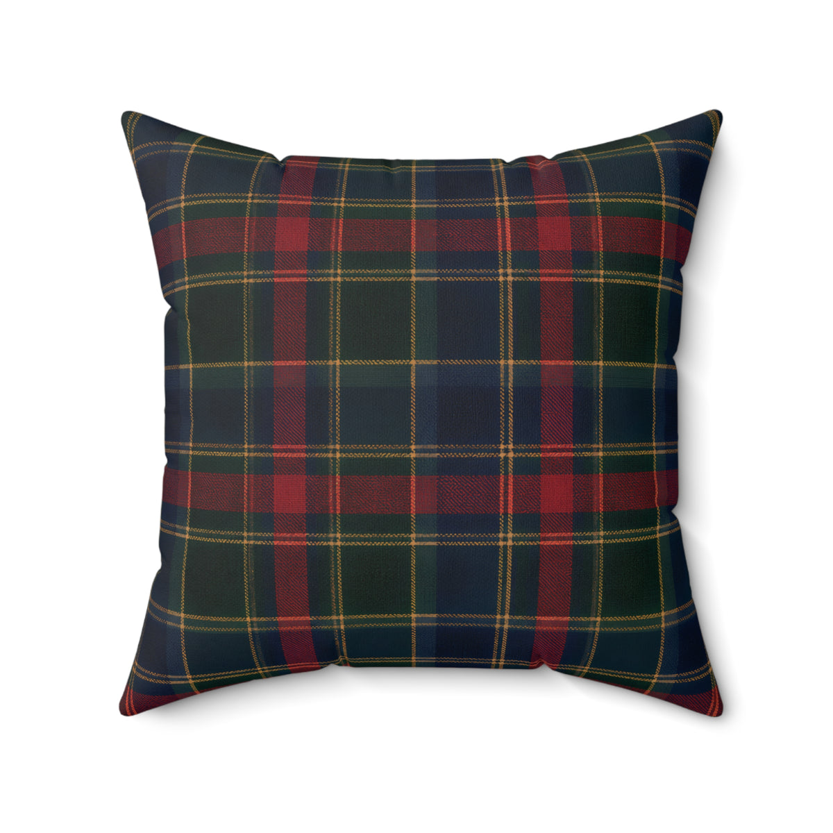 Classic Tartan Plaid Square Pillow