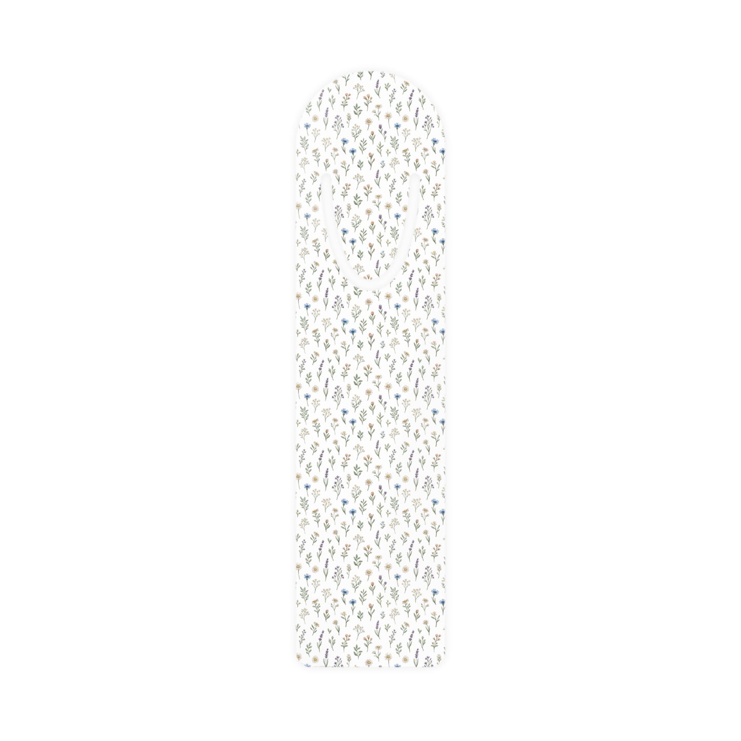 Floral Wildflower Metal Bookmark — Delicate Botanical Reading Accessory