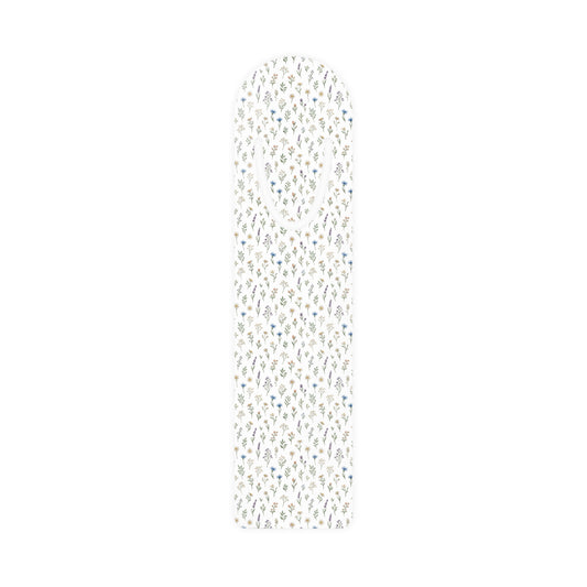 Floral Wildflower Metal Bookmark — Delicate Botanical Reading Accessory