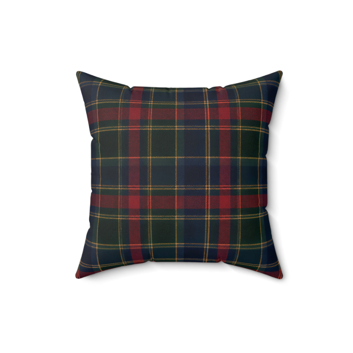 Classic Tartan Plaid Square Pillow