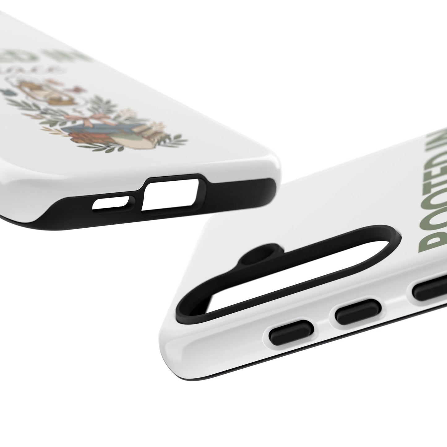 Rooted in Grace Phone Case — Floral Lantern Christian Protective Cover