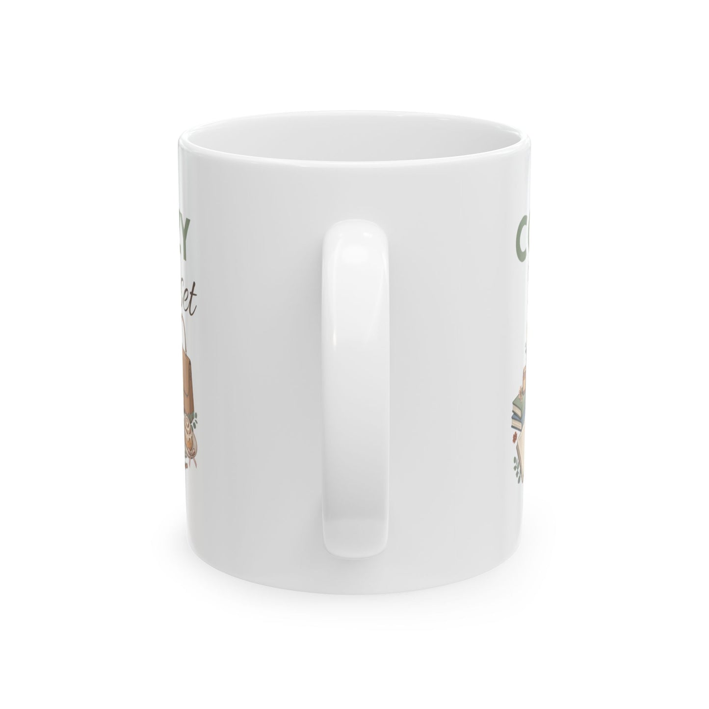 Cozy Reset Ceramic Coffee Mug – Cozy Lifestyle Coffee Cup – Self-Care Gift for Women – Coffee Lover Mug – 11oz & 15oz