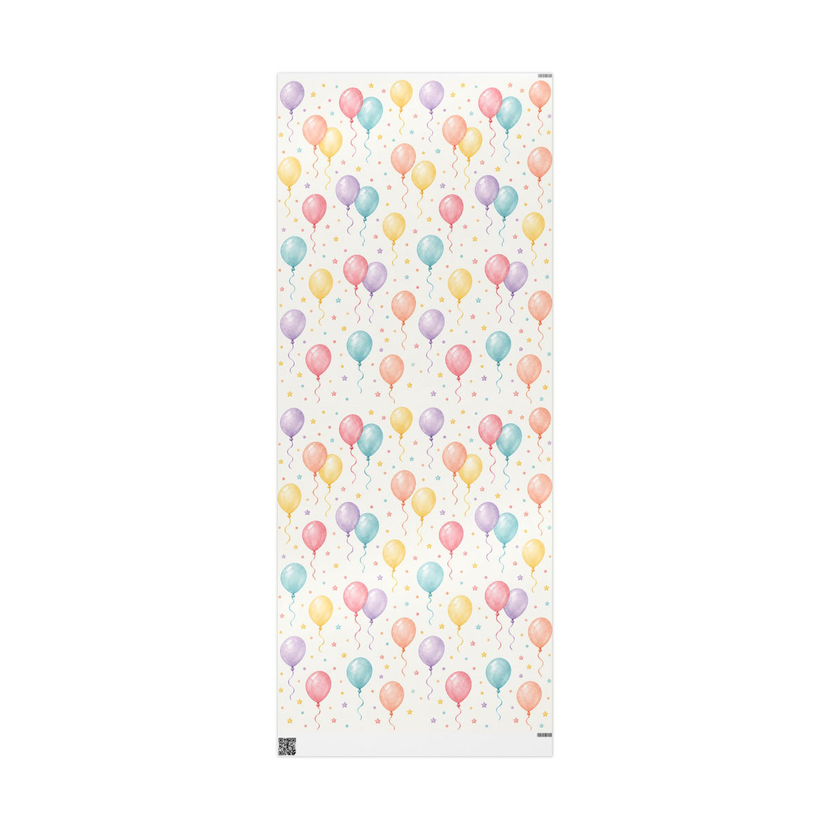Balloon Confetti Wrapping Paper