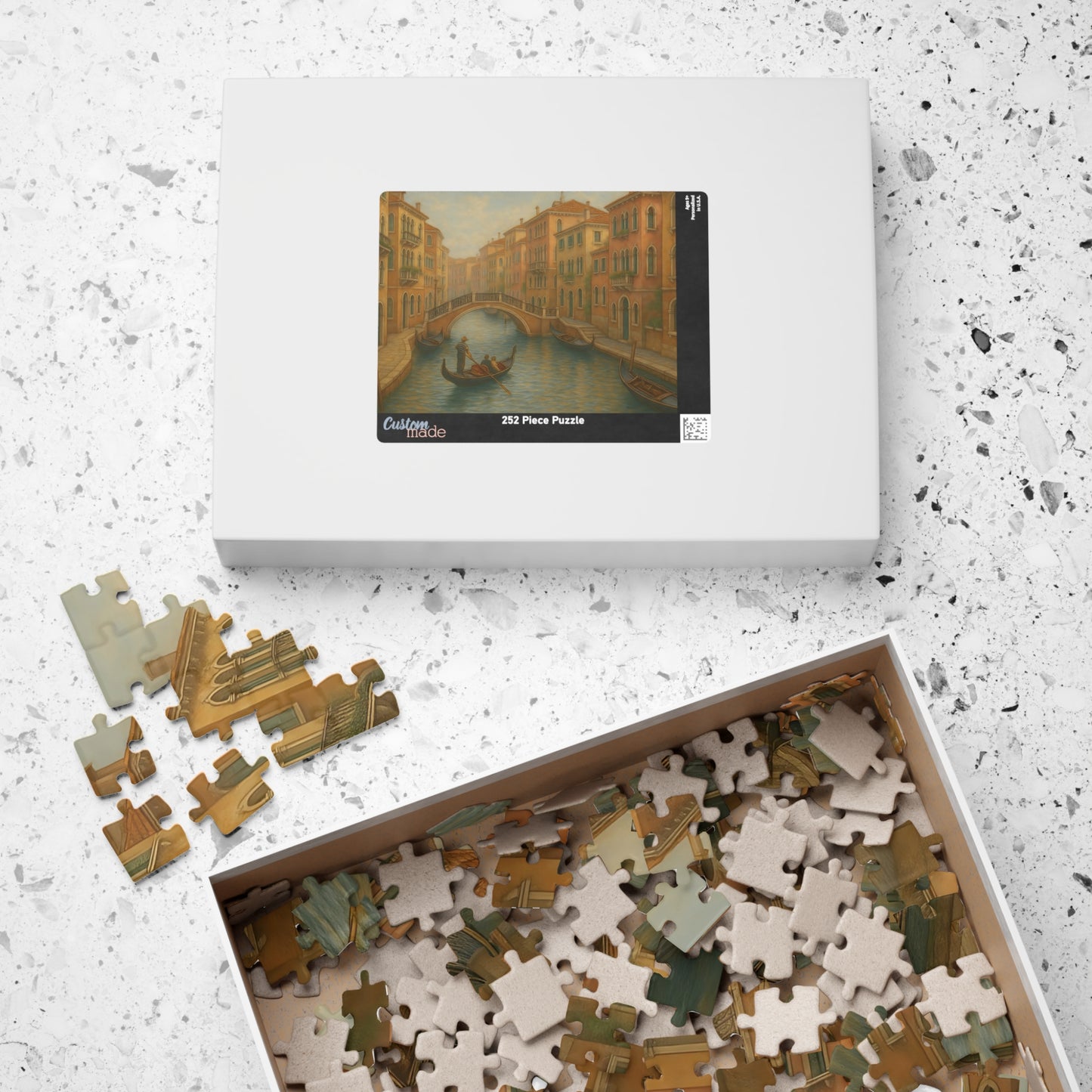Venetian Canal Gondola Ride Jigsaw Puzzle