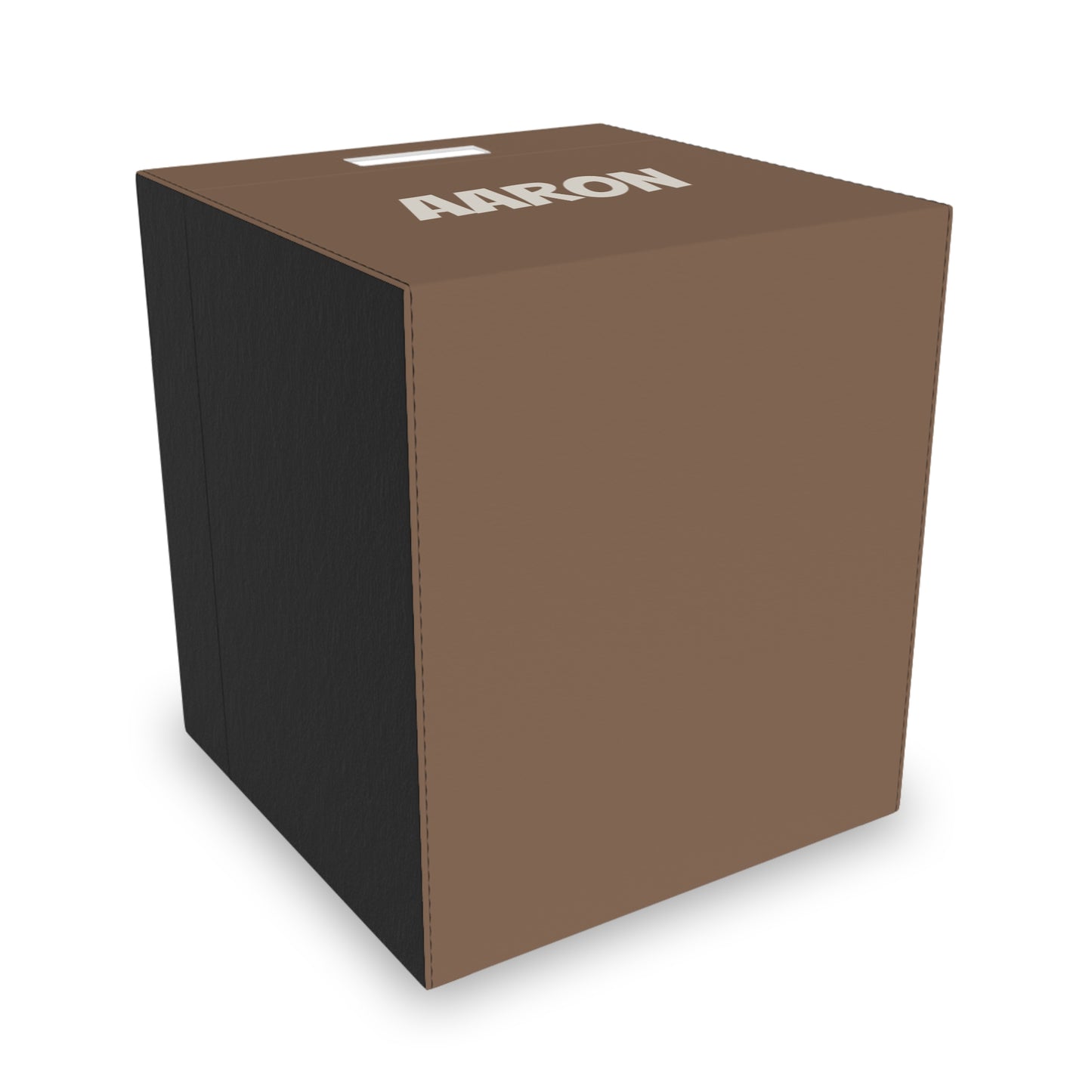 Personalized Felt Storage Box – Custom Name 'Aaron' Organizer