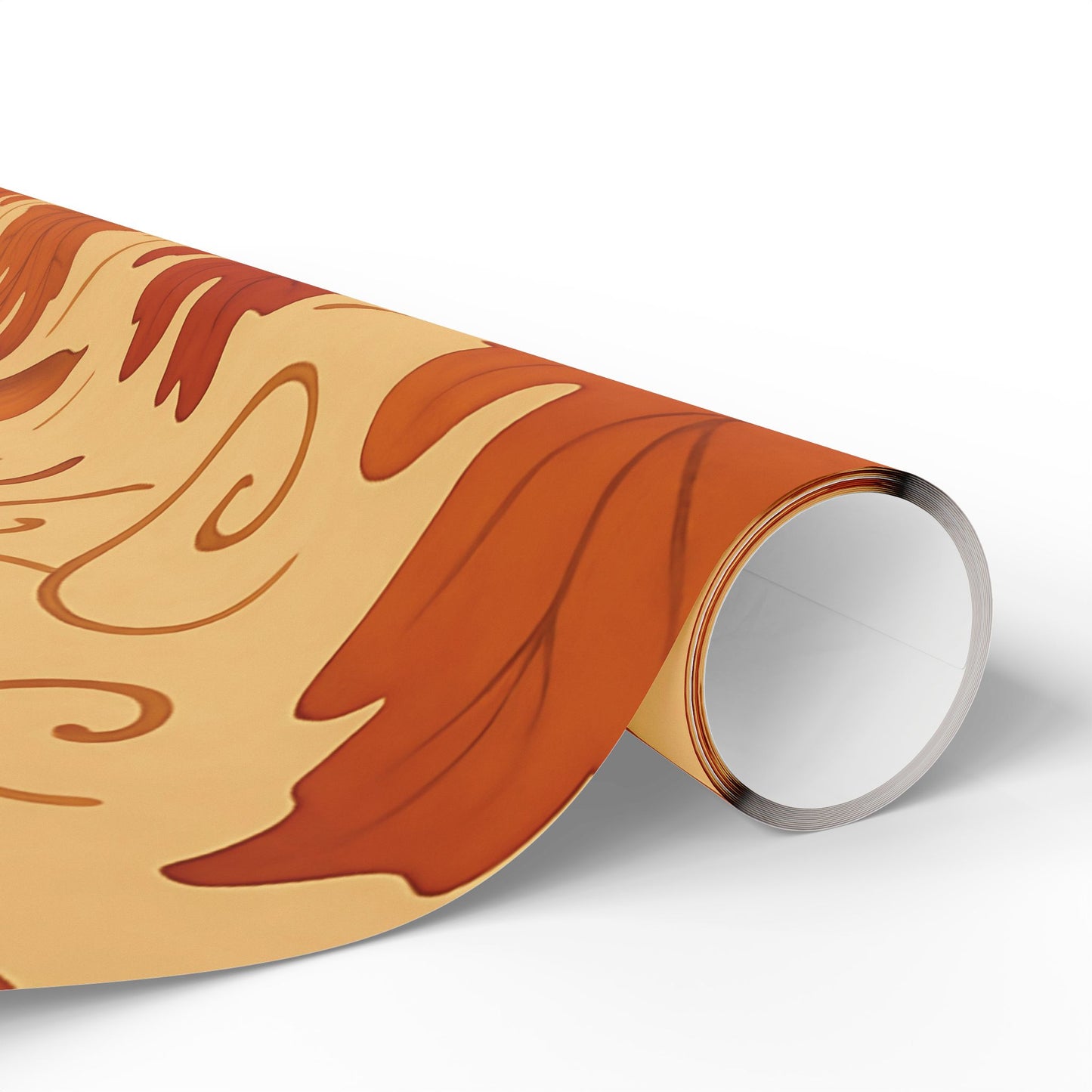 Autumn Leaves & Acorns Wrapping Paper – Fall Foliage Gift Wrap in Warm Earth Tones