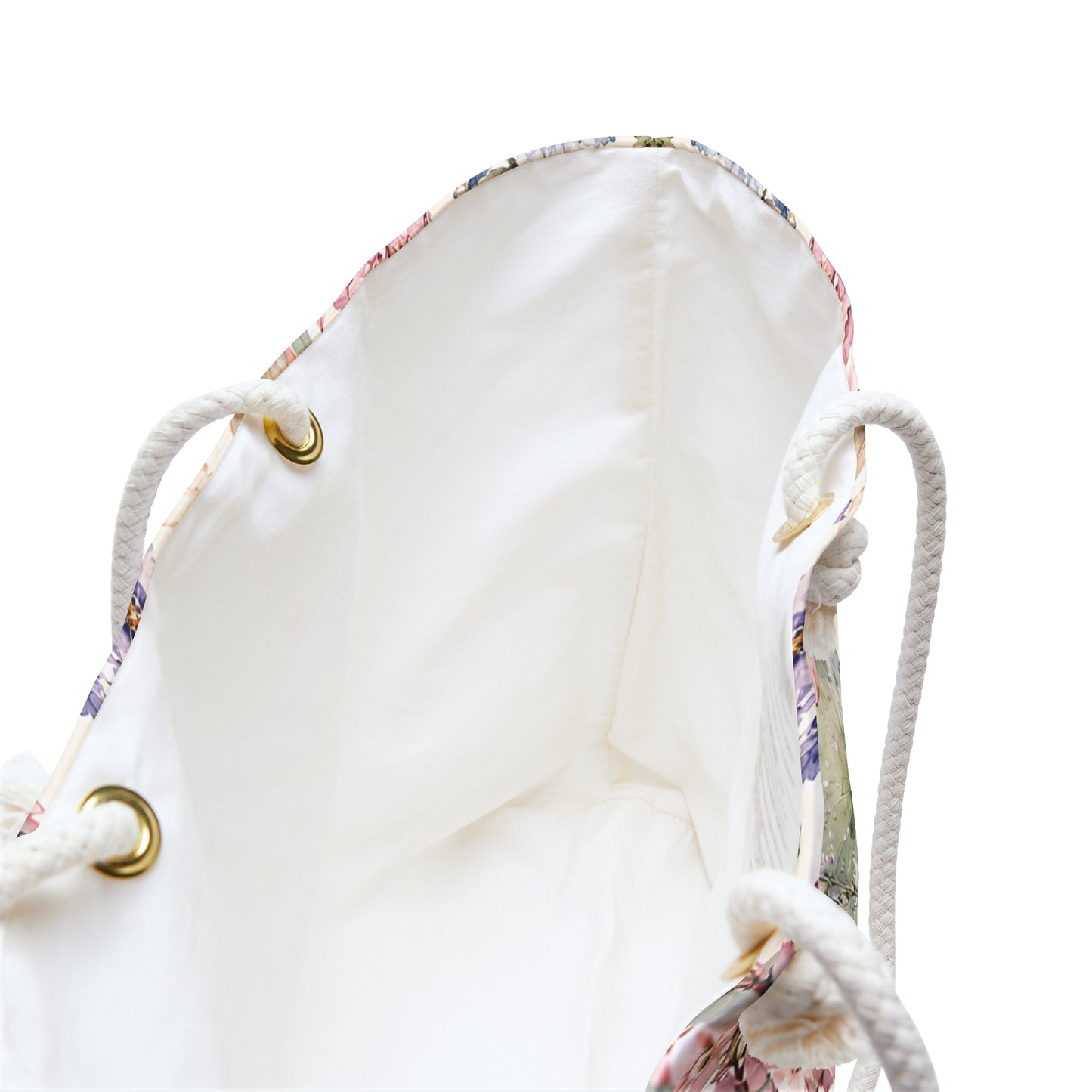 Floral Watercolor Weekender Bag