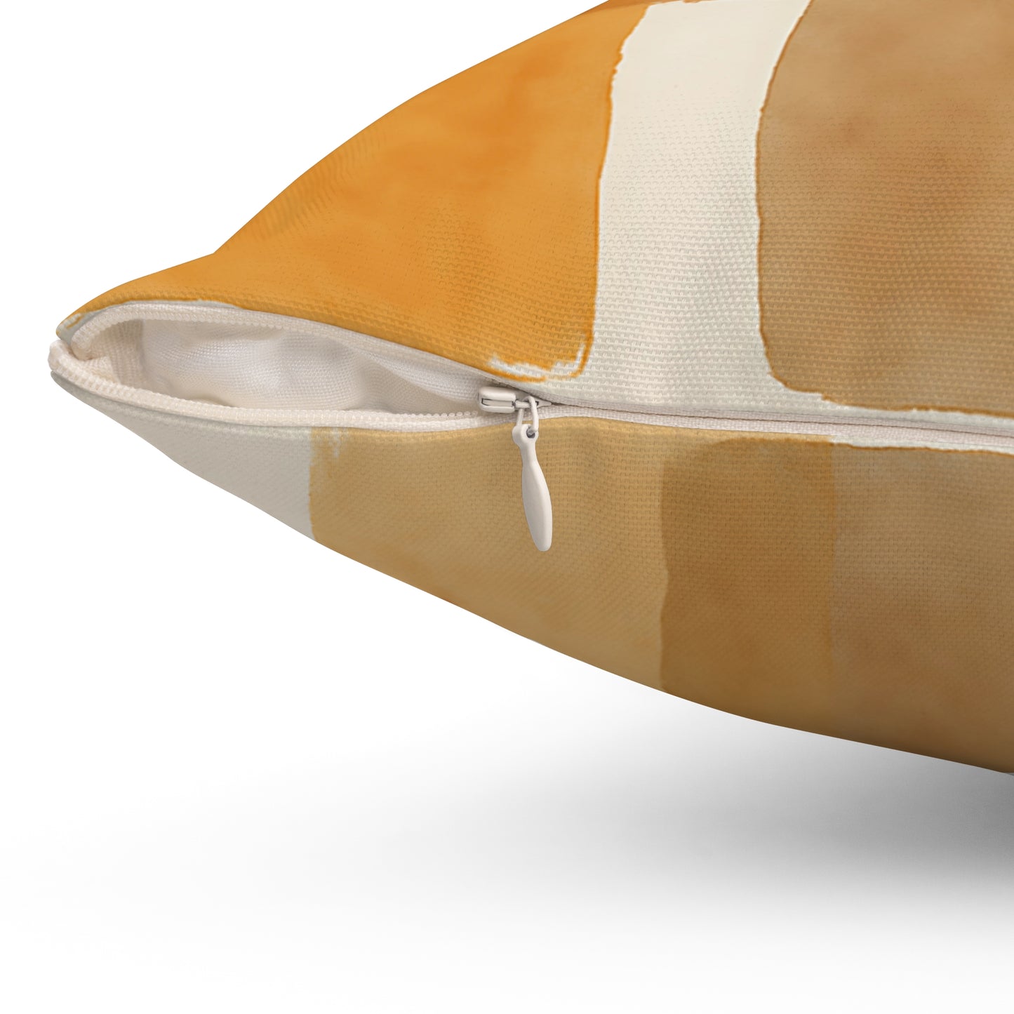 Terracotta Abstract Squares Throw Pillow – Earthy Modern Accent Cushion