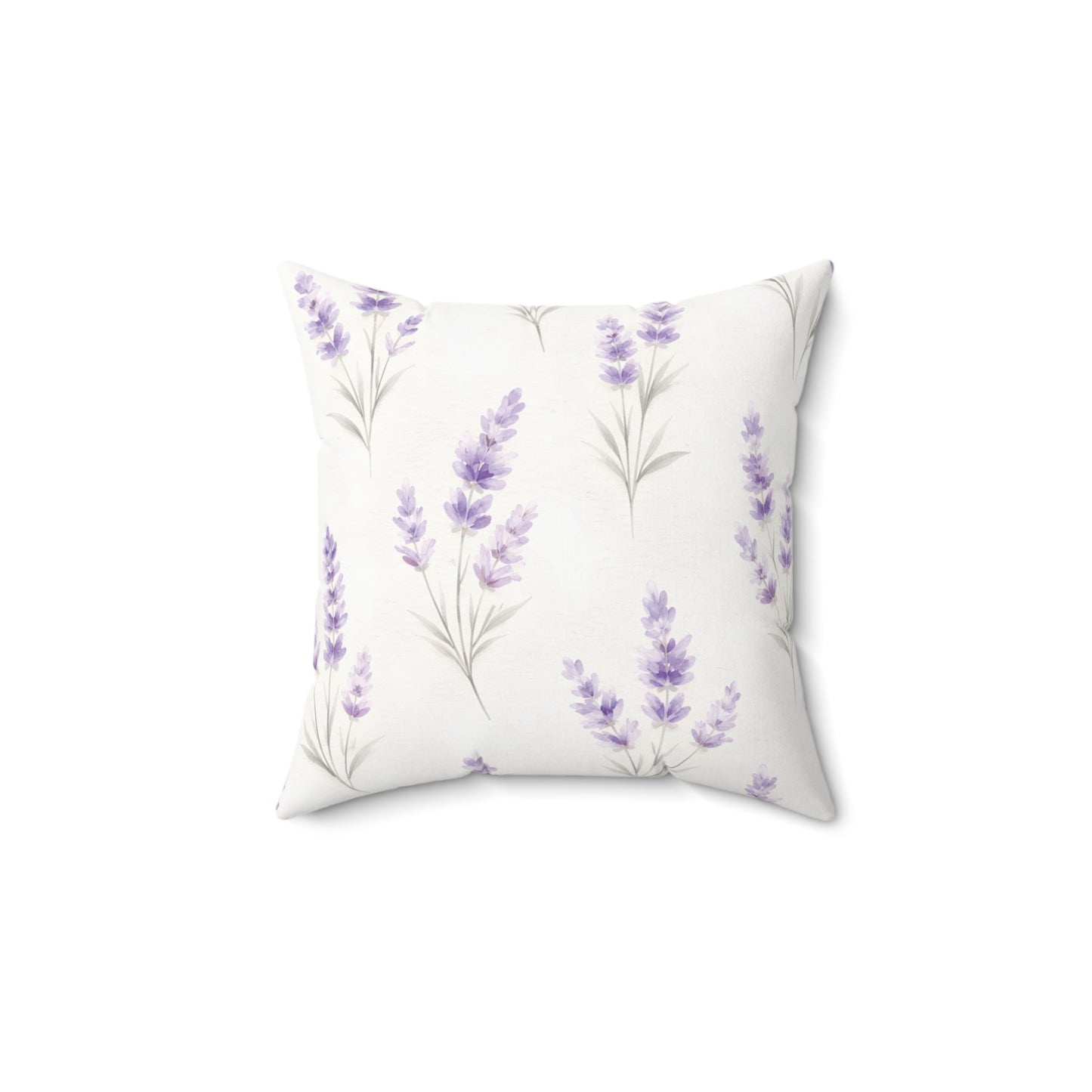 Lavender Watercolor Decorative Throw Pillow