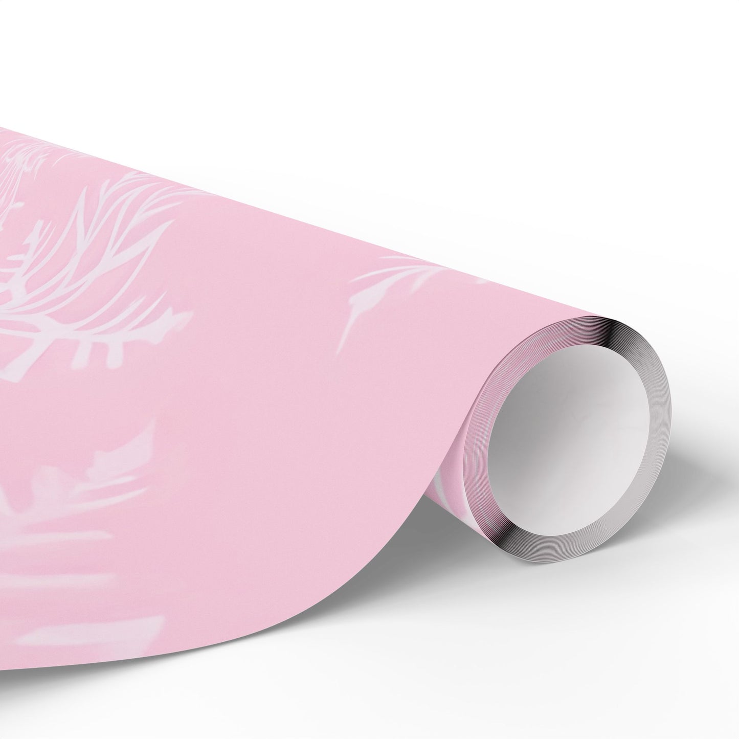 Pink Snowflake Wrapping Paper – Festive & Elegant Holiday Gift Wrap