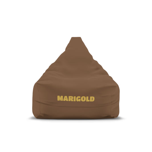 Marigold Brown Bean Bag Cover – Cozy Accent Chair Slipcover