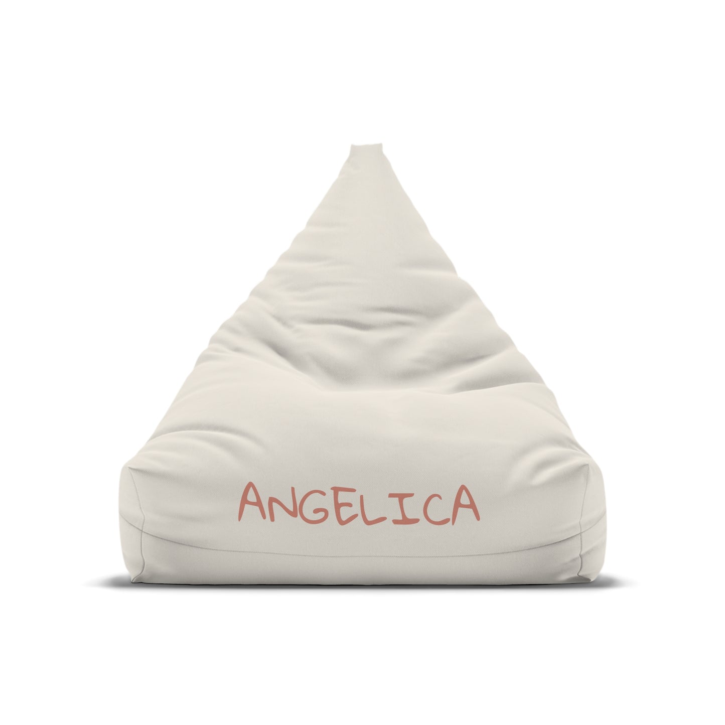 Personalized Bean Bag Cover — Name 'Angelica'