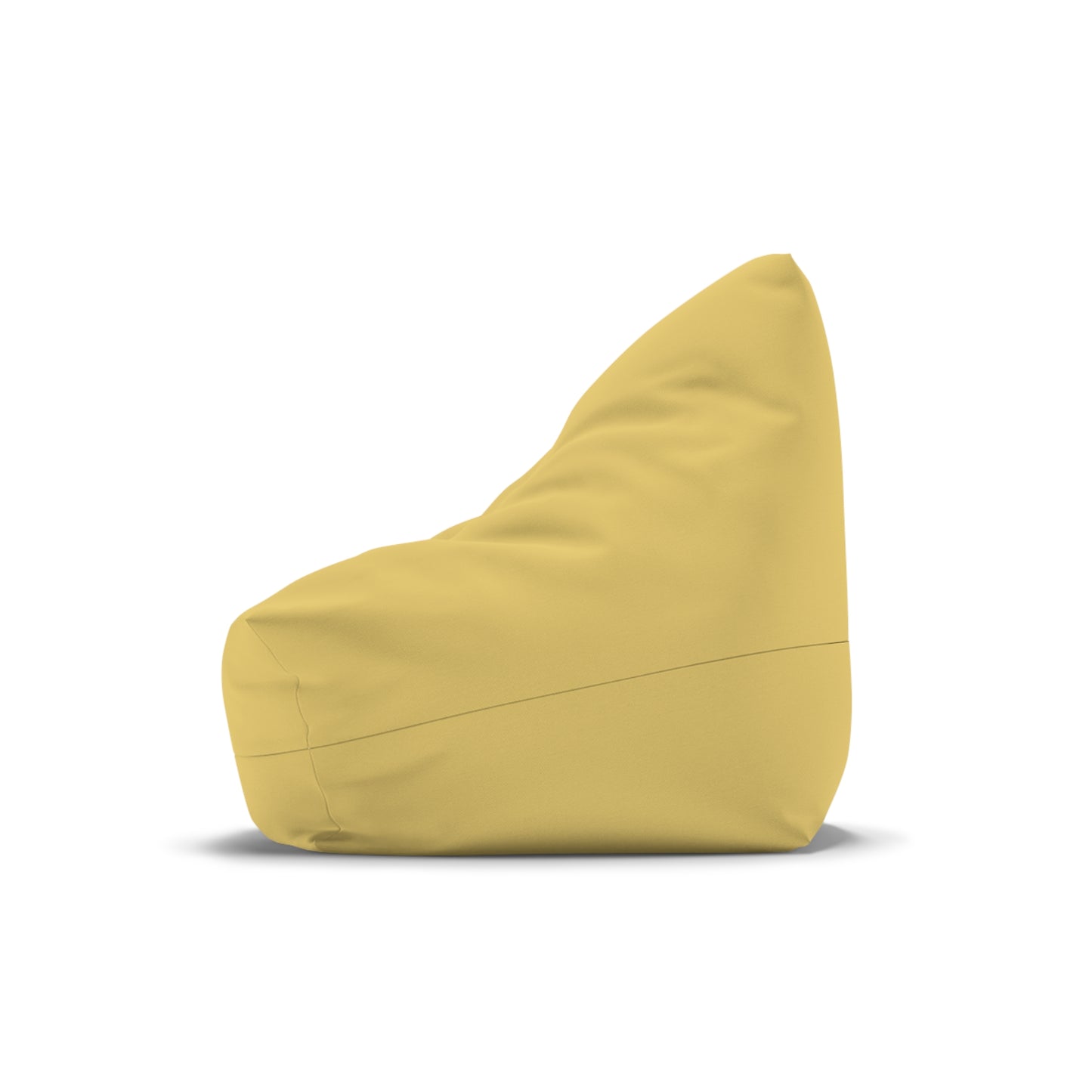 Personalized Yellow Bean Bag Cover – Custom Name Harper Kids Lounger