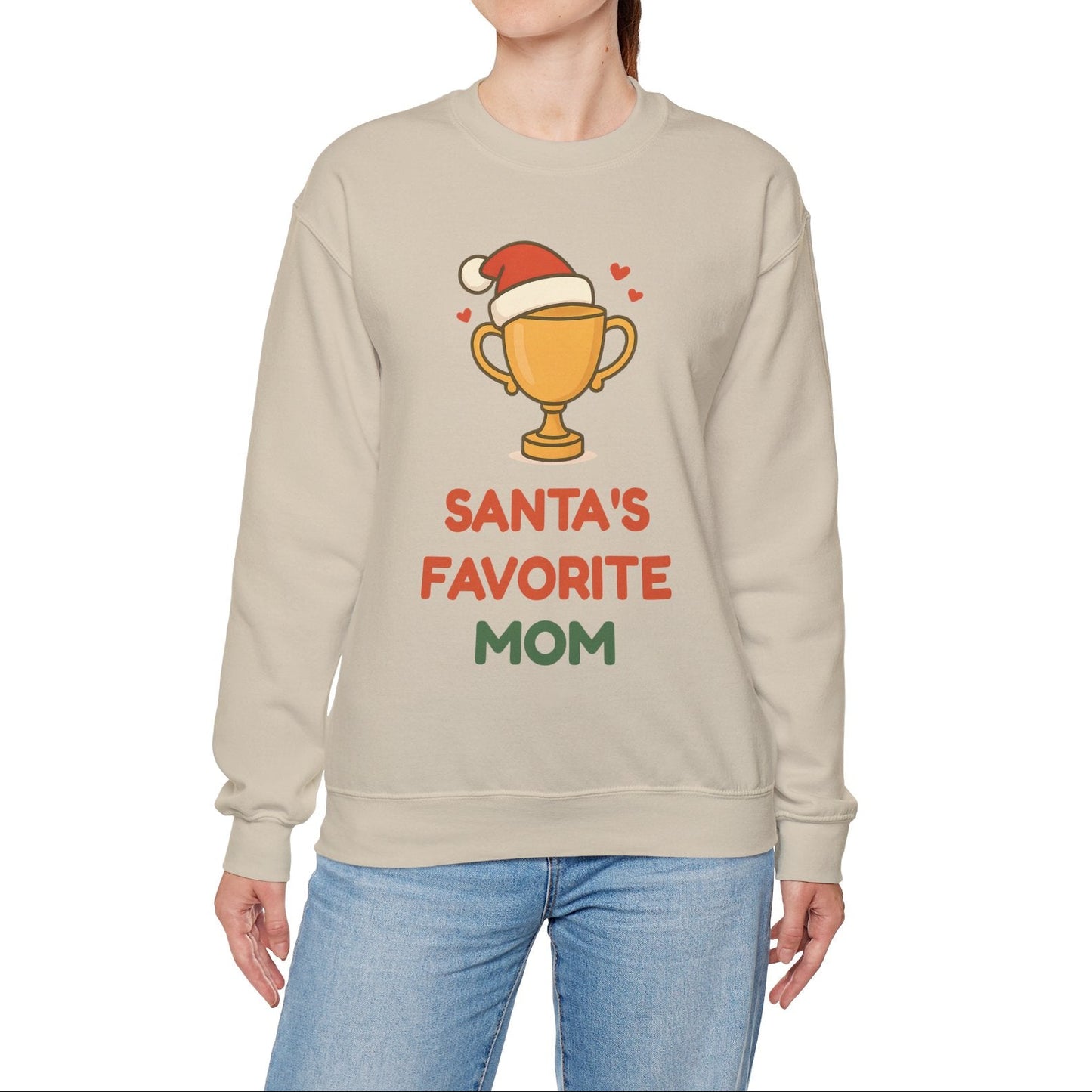 Santa's Favorite 'Mom' Sweatshirt