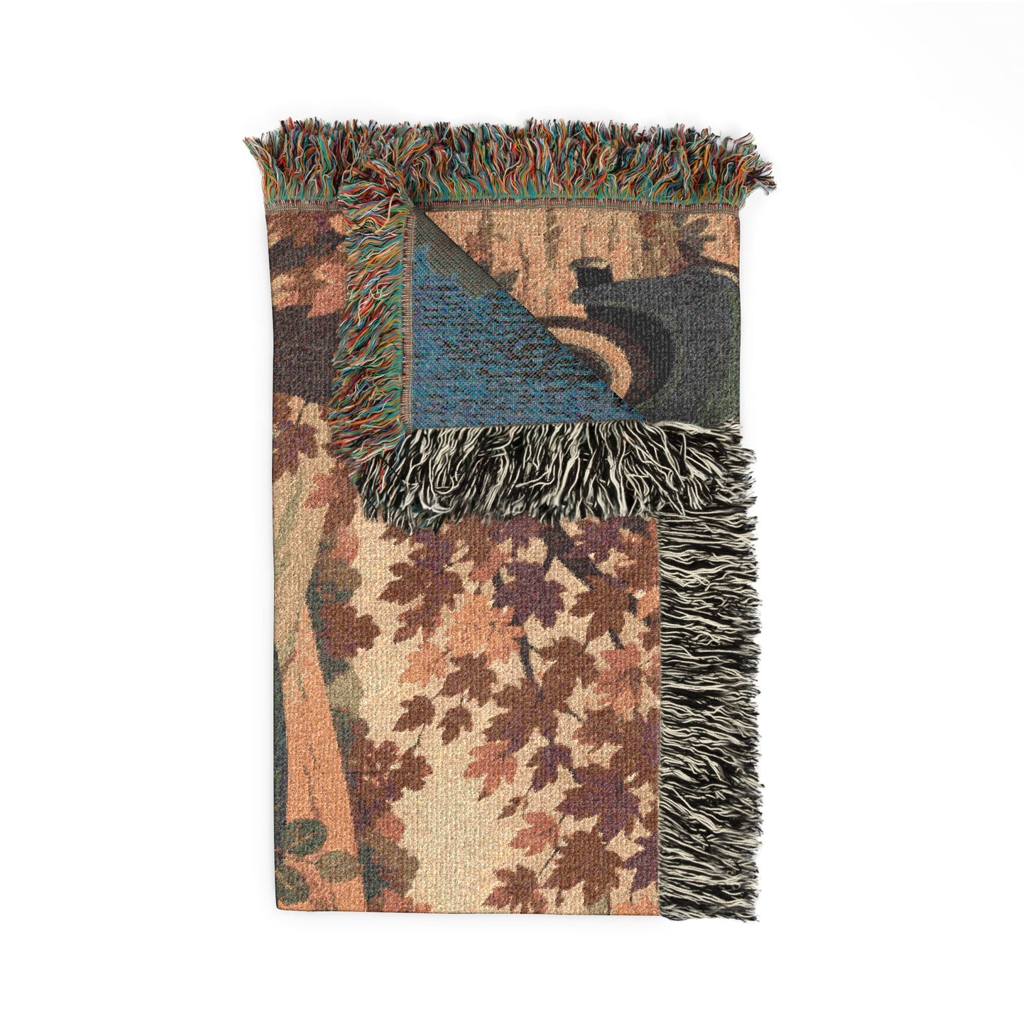 Vintage Farm Truck Woven Blanket – Autumn Sunflower Throw