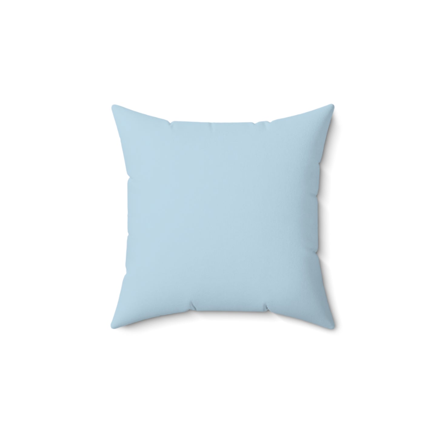 Unicorn Pattern Polyester Pillow — Pastel Rainbows & Floral Square Cushion