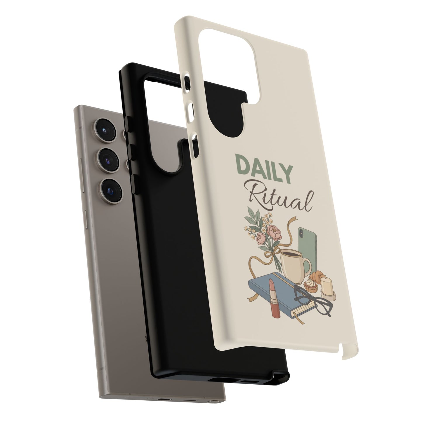 Daily Ritual Phone Case — Cozy Morning Coffee & Self-Care Design