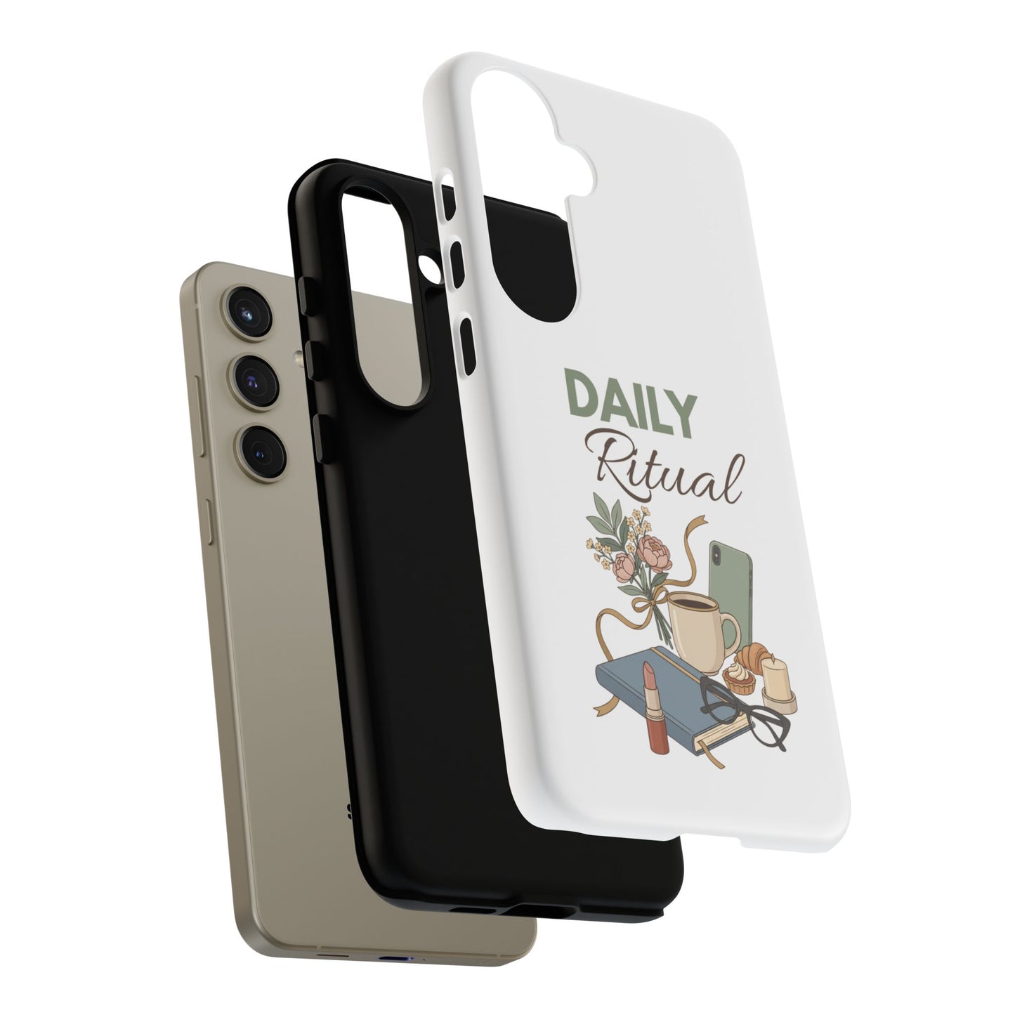 Daily Ritual Phone Case — Cozy Morning Coffee & Journal Design