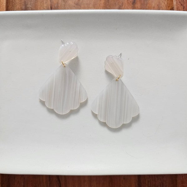 Ariel Seashell Earrings