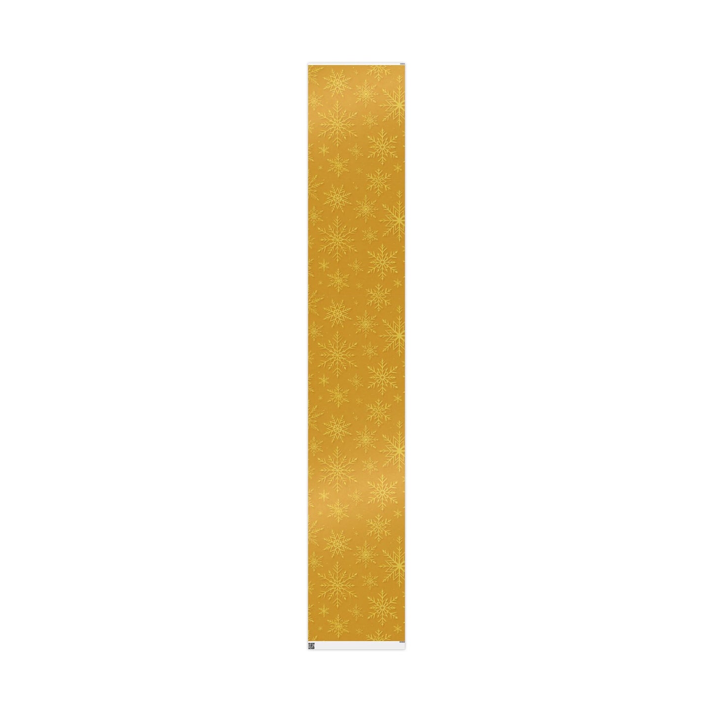 Golden Snowflake Wrapping Paper – Luxurious Holiday Gift Wrap