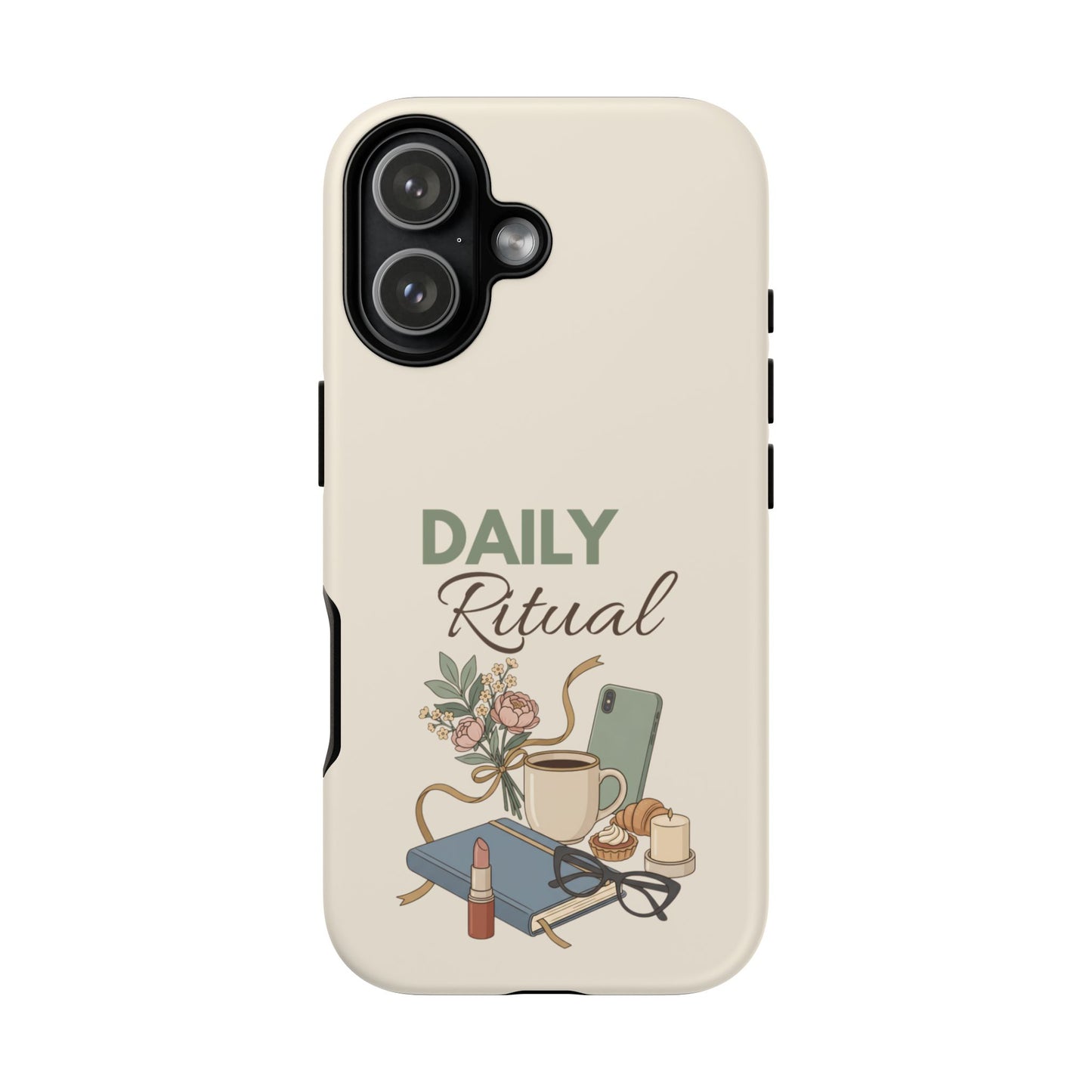 Daily Ritual Phone Case — Cozy Morning Coffee & Self-Care Design