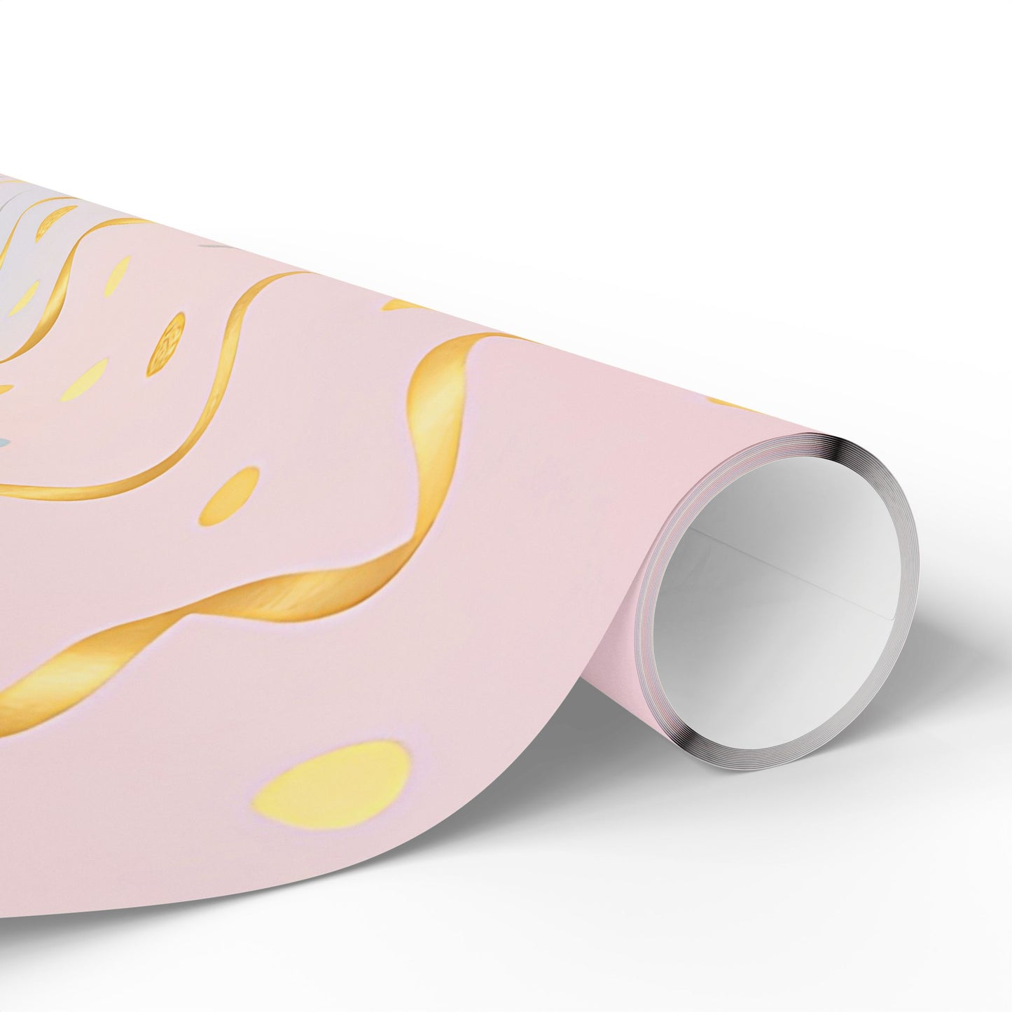 Celebration Balloon Wrapping Paper – Party Gift Wrap with Streamers & Confetti in Glossy or Matte