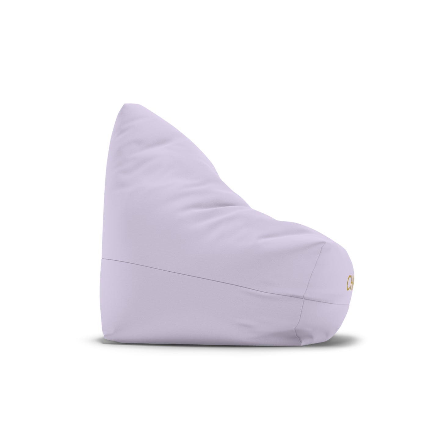 Personalized Lilac Bean Bag Cover — Custom Name "CHARLOTTE"