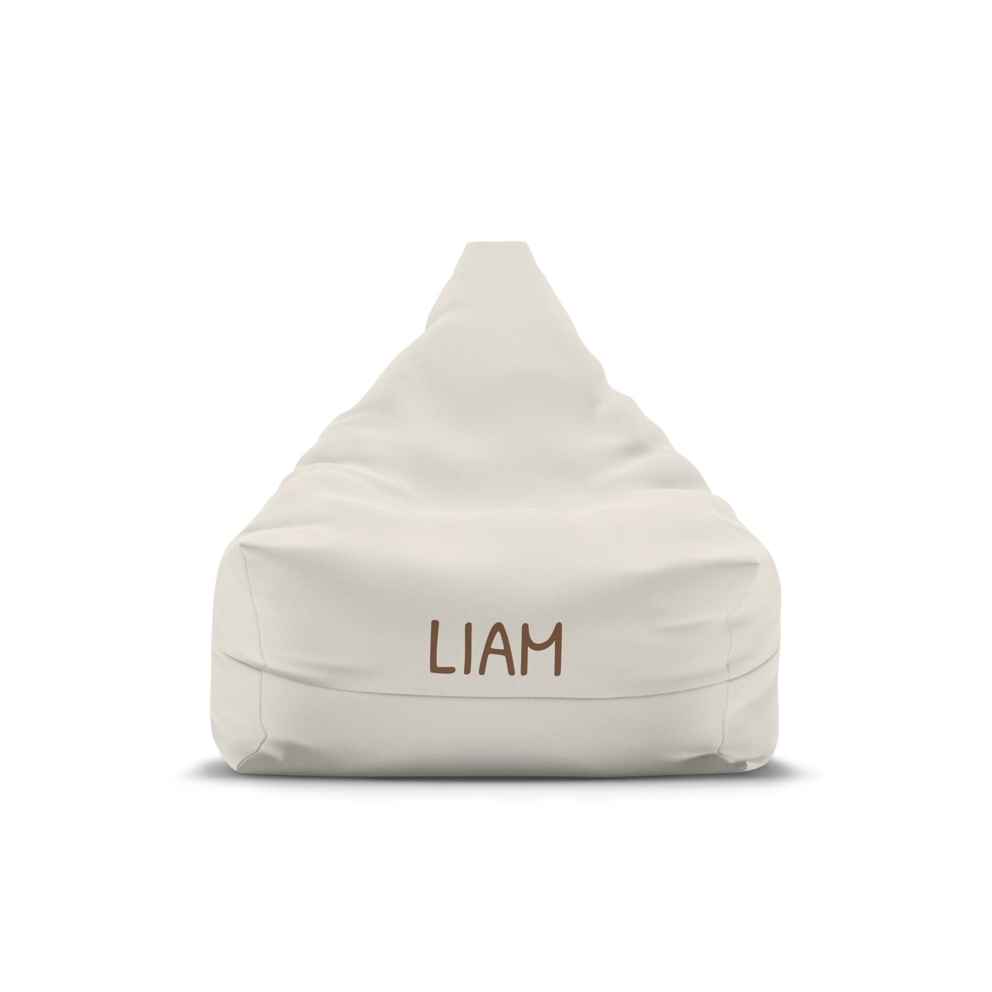 Personalized Kids Bean Bag Cover — Neutral Name (e.g., “LIAM”)