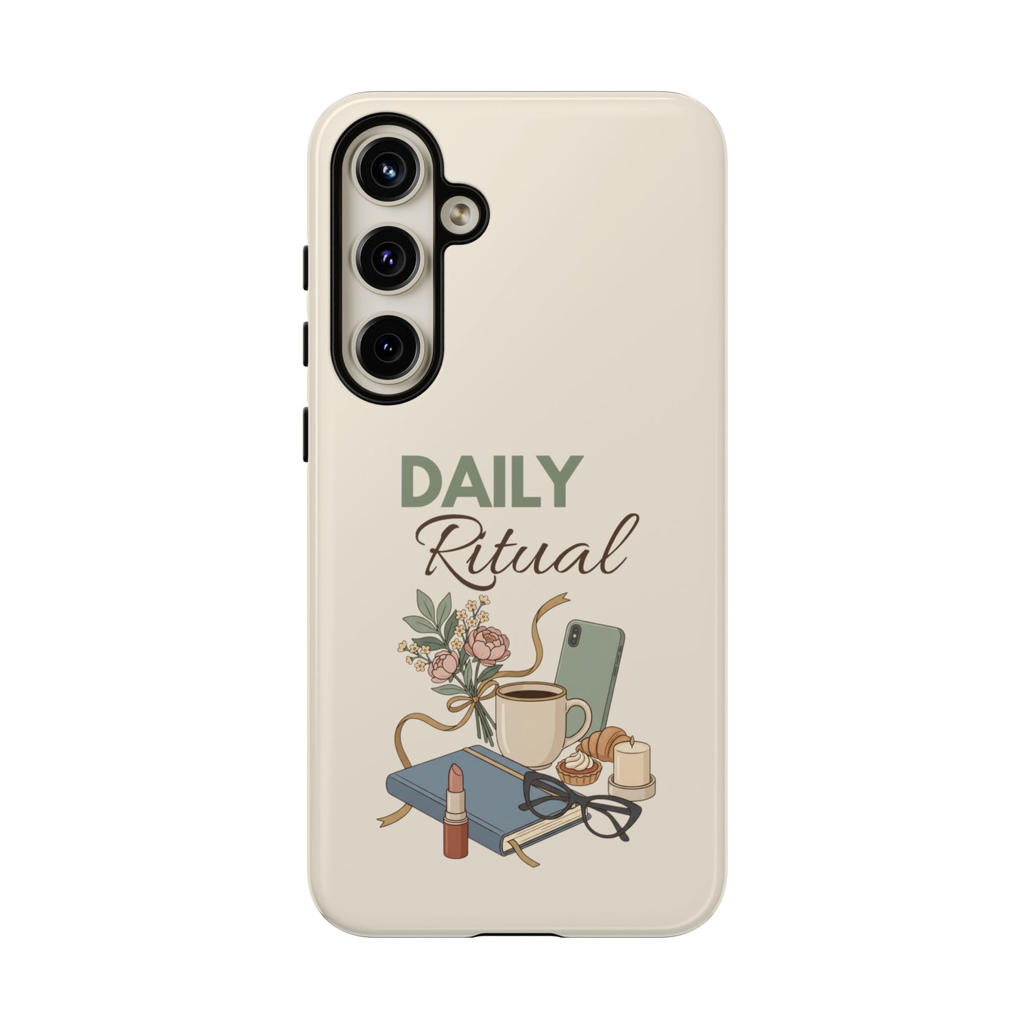 Daily Ritual Phone Case — Cozy Morning Coffee & Self-Care Design