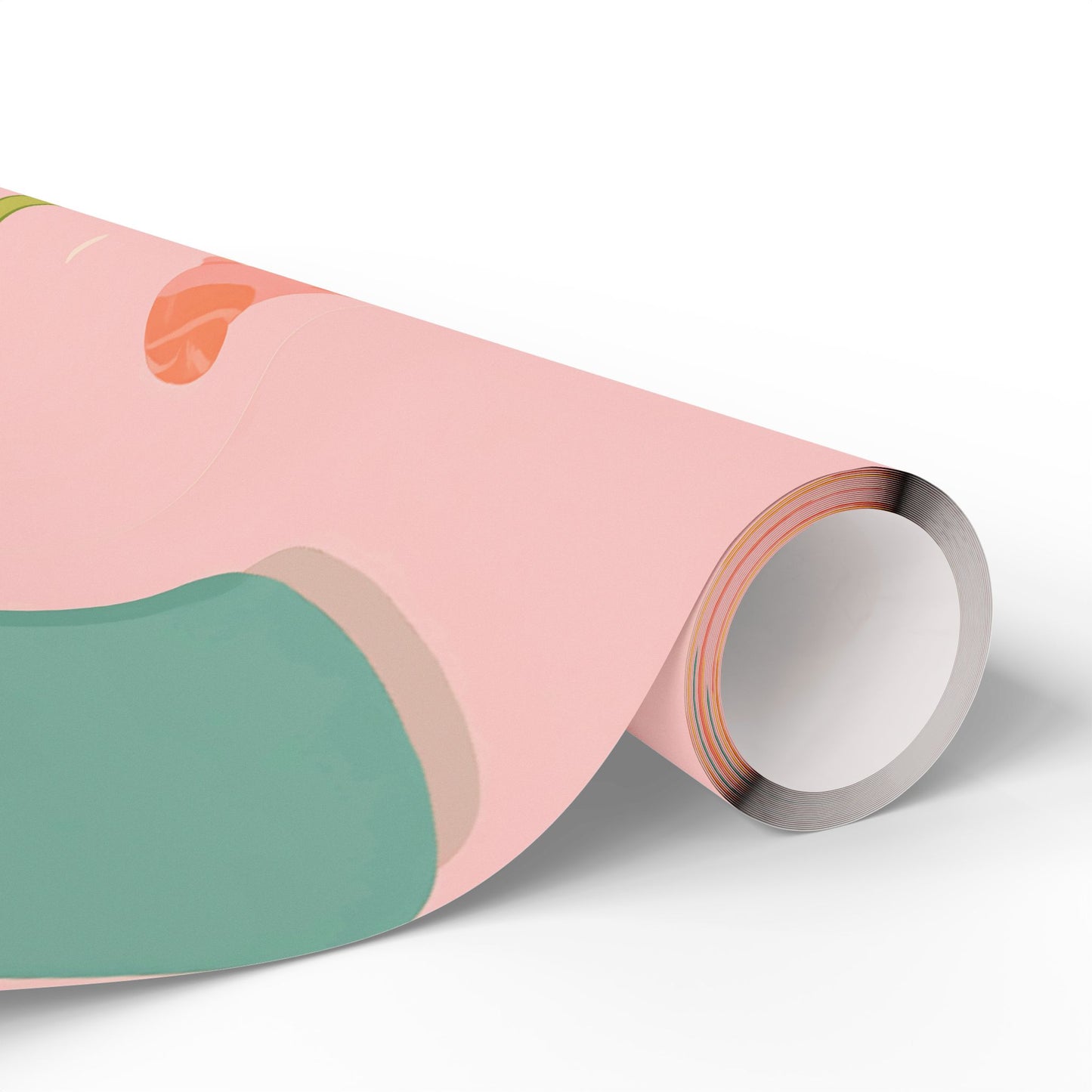 Kawaii Treats Wrapping Paper – Cute Sushi, Cupcakes, Avocados & More on Pink